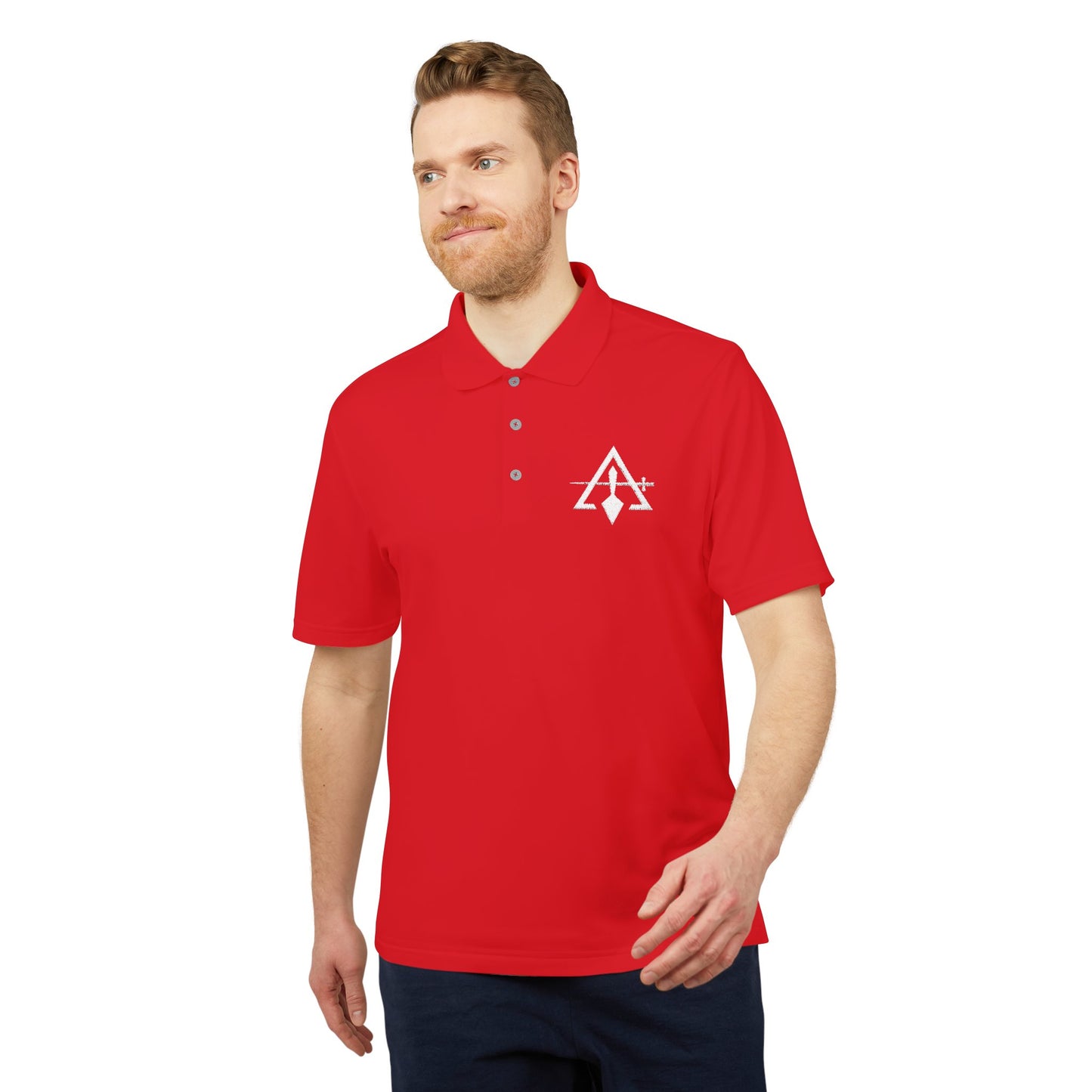 Cryptic Council adidas Performance Polo - White Logo