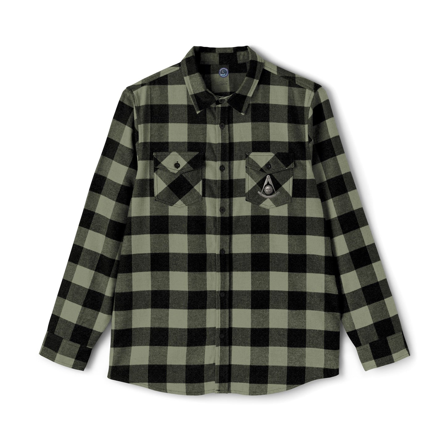 CA Past Master Flannel Shirt - 3D Metallic-Style Emblem