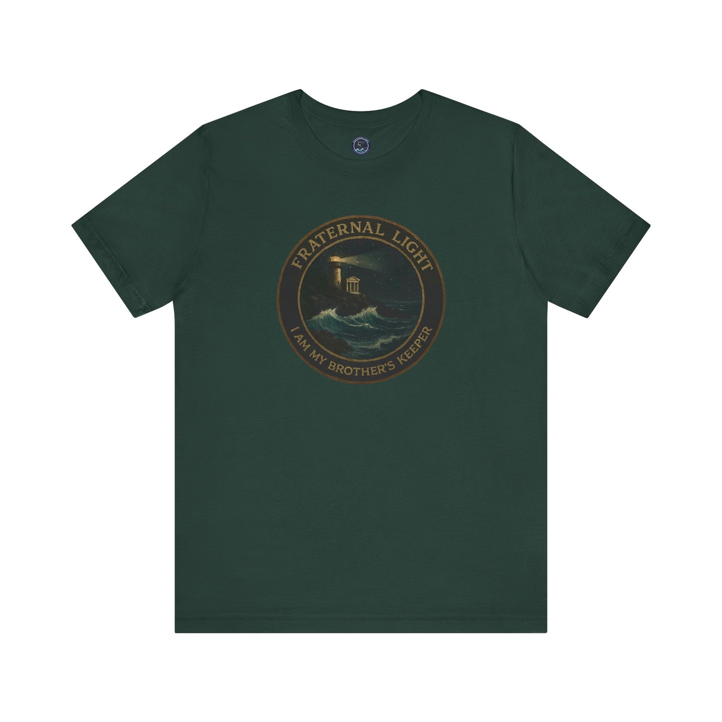 Fraternal Light Vintage Art Short Sleeve T-Shirt