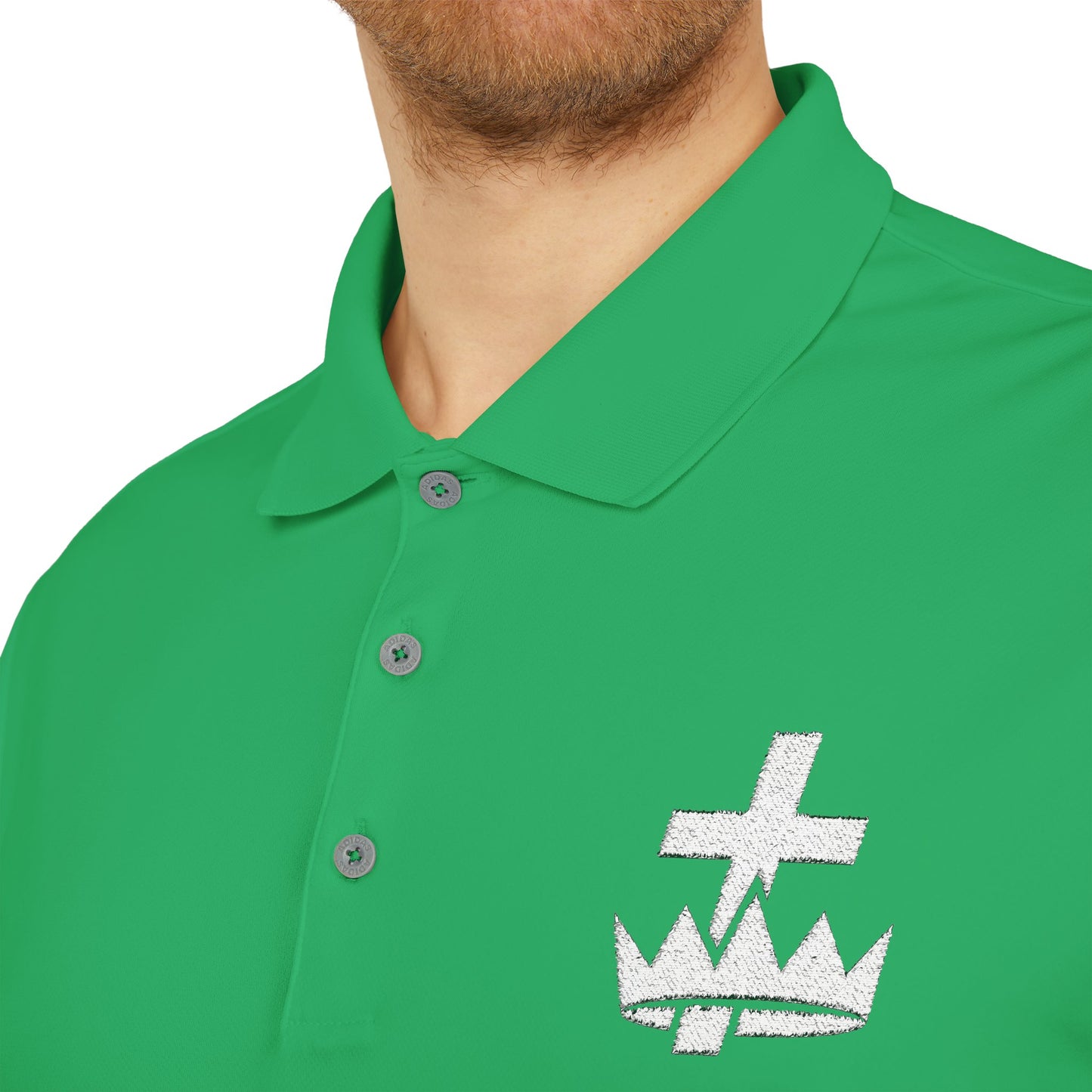 Knights Templar adidas Performance Polo - White Logo