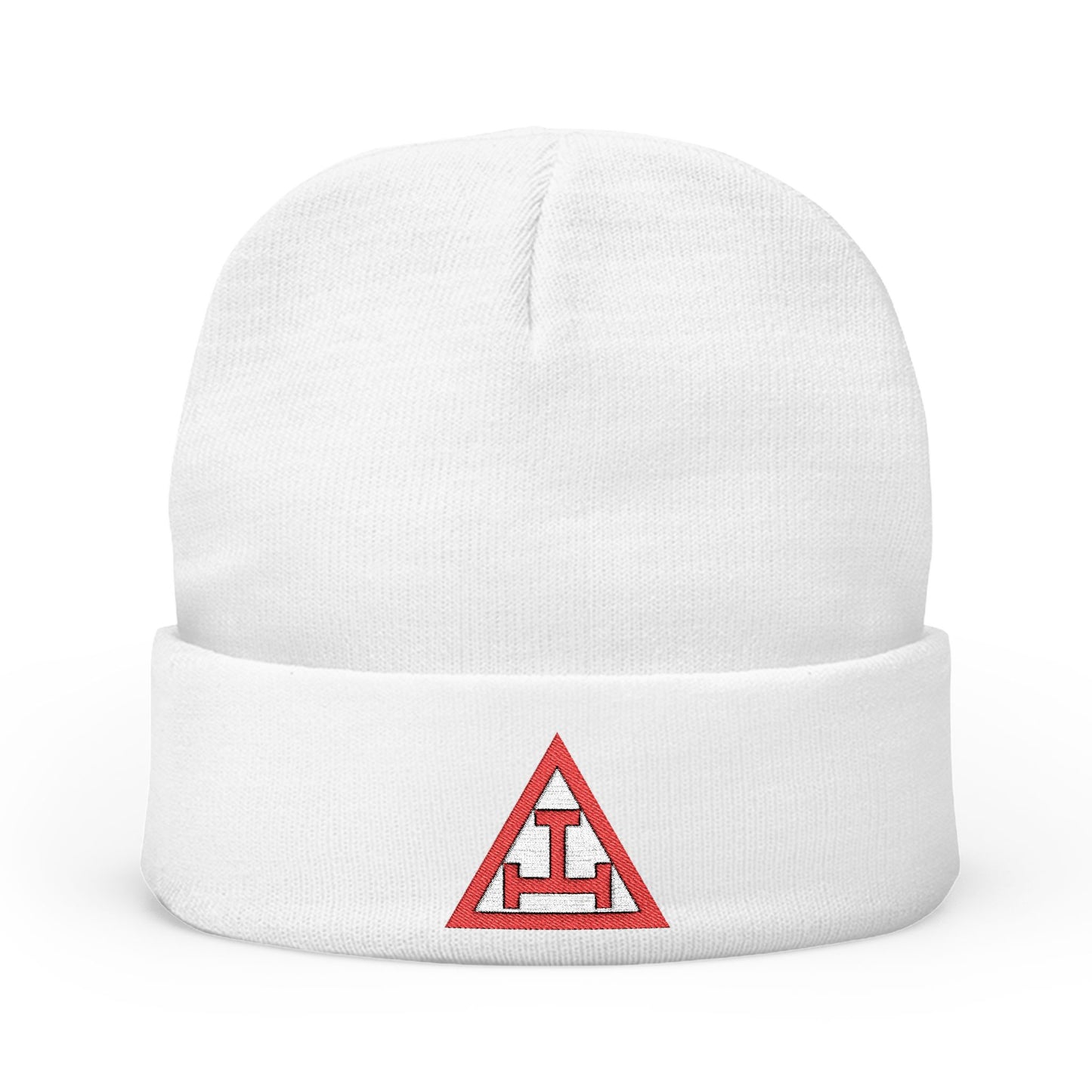Royal Arch Embroidered Knit Beanie