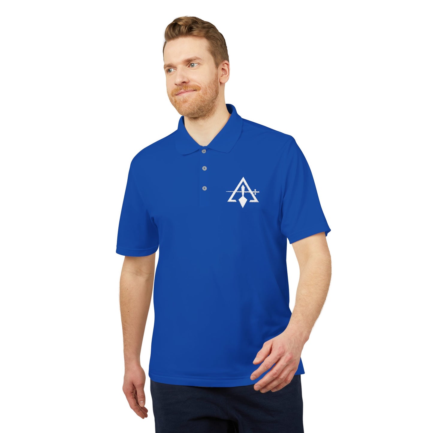 Cryptic Council adidas Performance Polo - White Logo