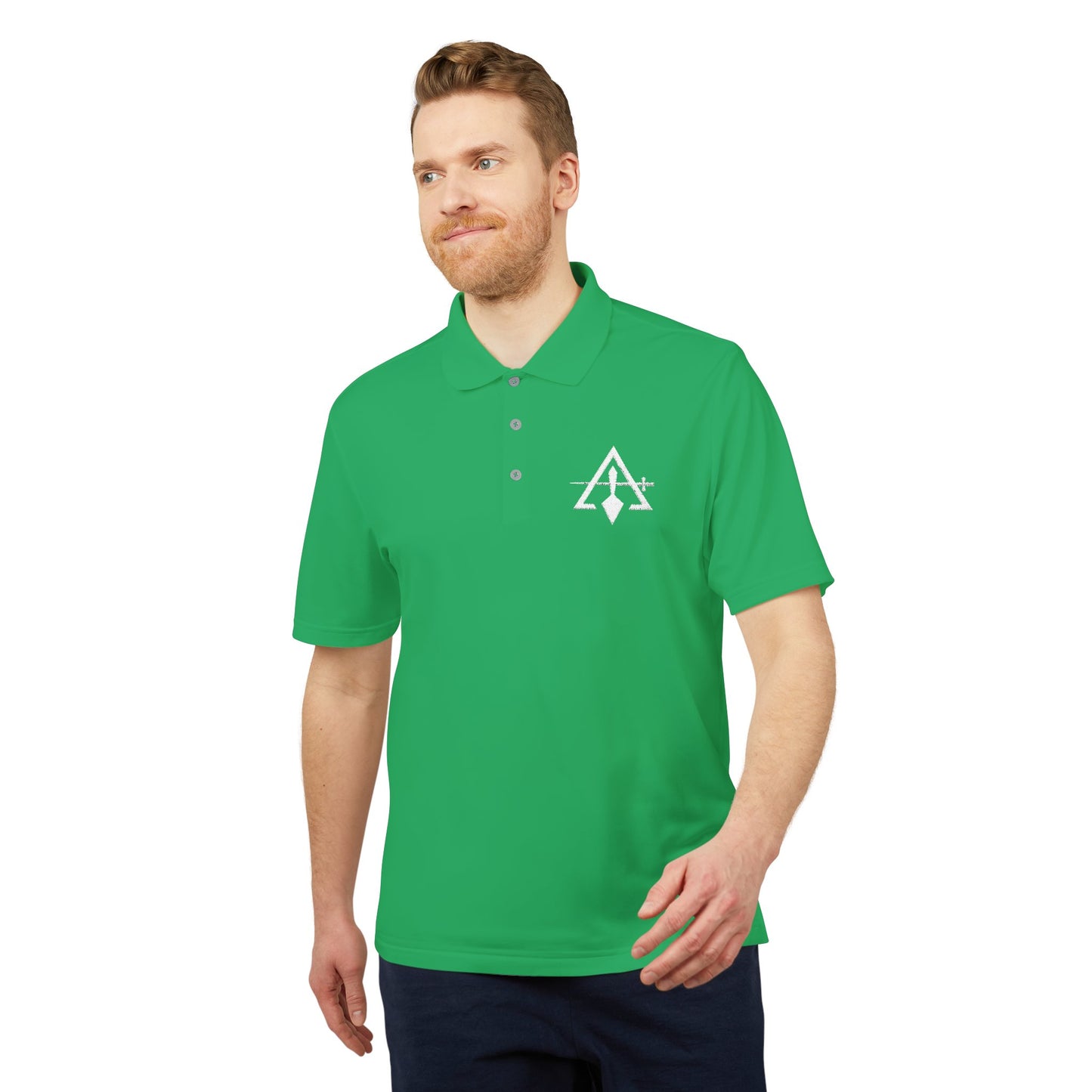 Cryptic Council adidas Performance Polo - White Logo