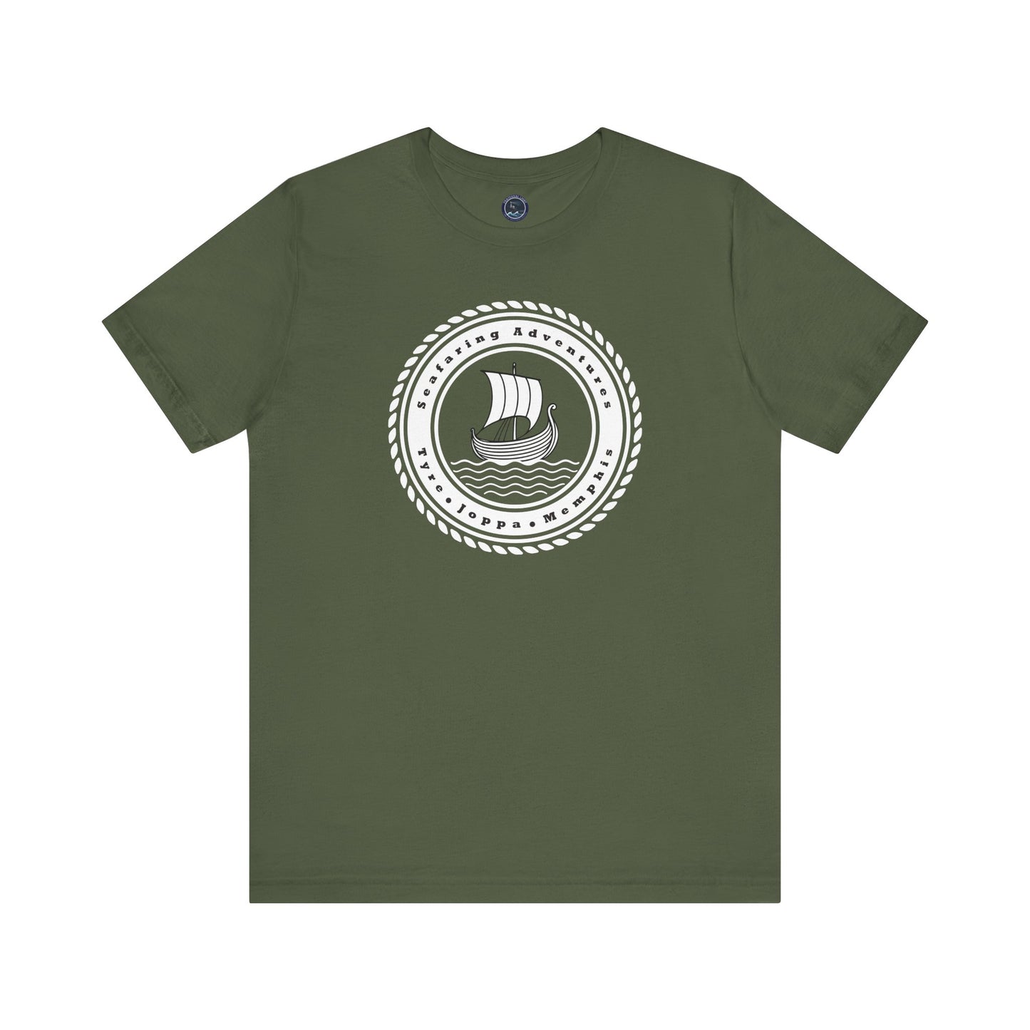 "Seafaring Adventures" Short Sleeve T-Shirt - Front Print