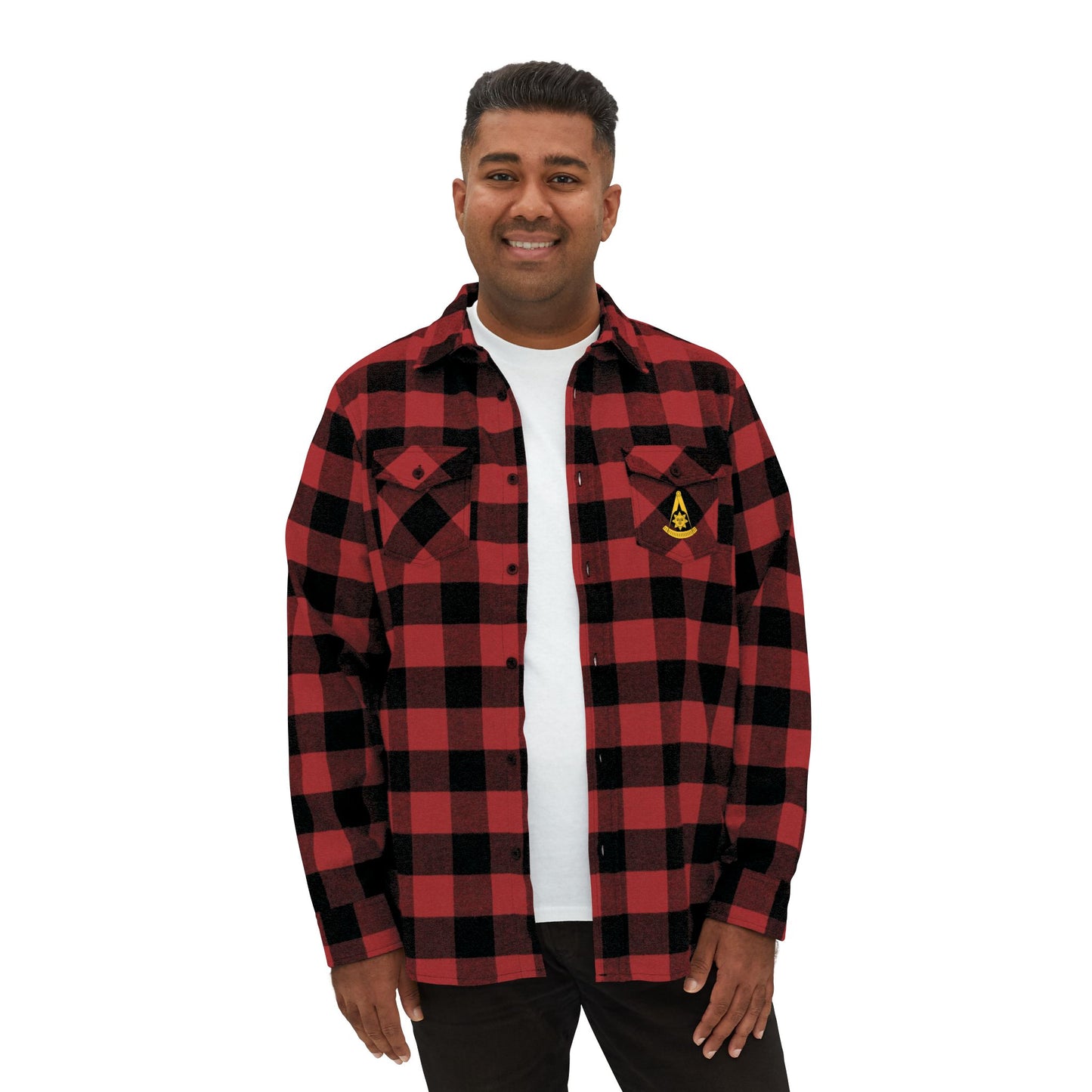 CA Past Master Flannel Shirt - Yellow Emblem