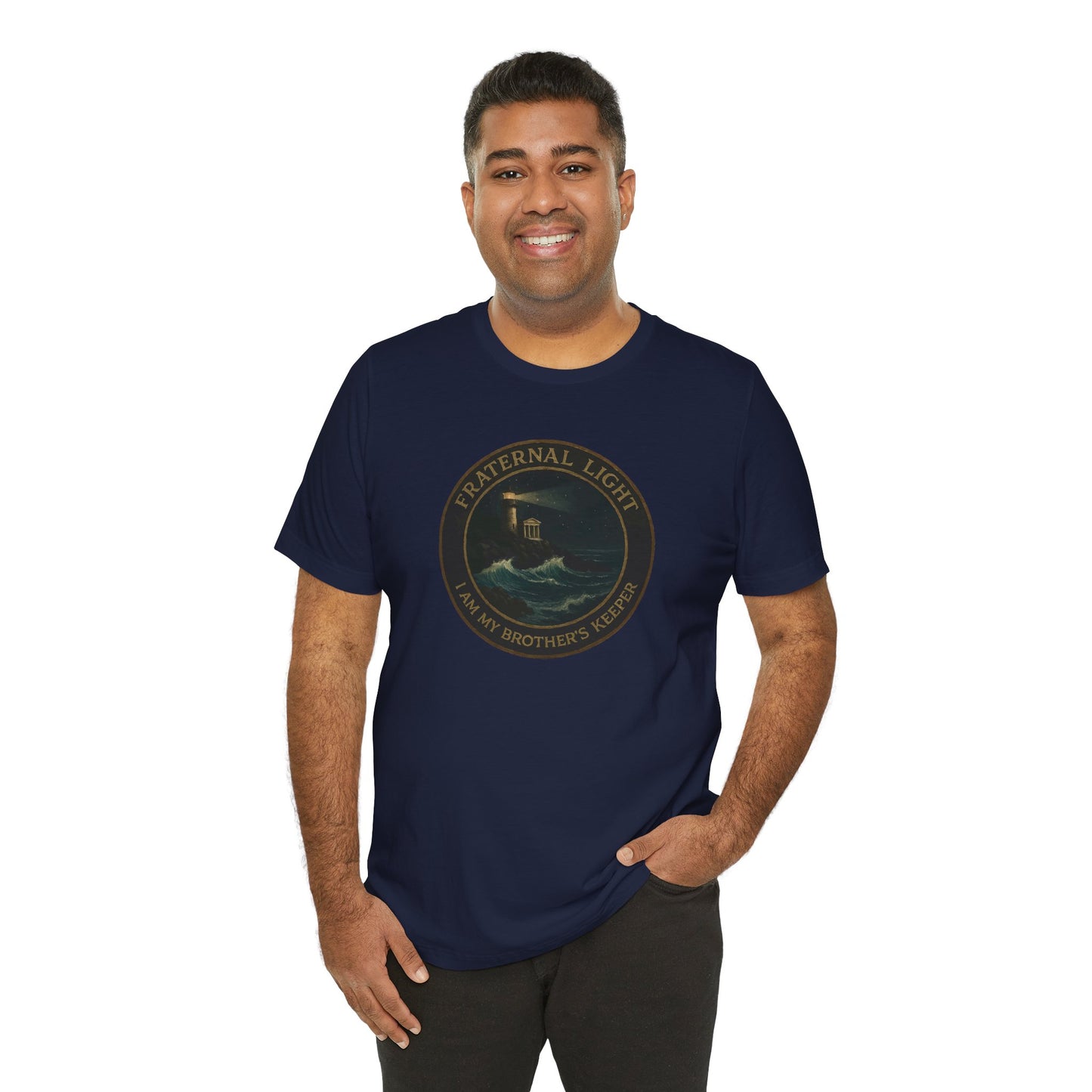 Fraternal Light Vintage Art Short Sleeve T-Shirt