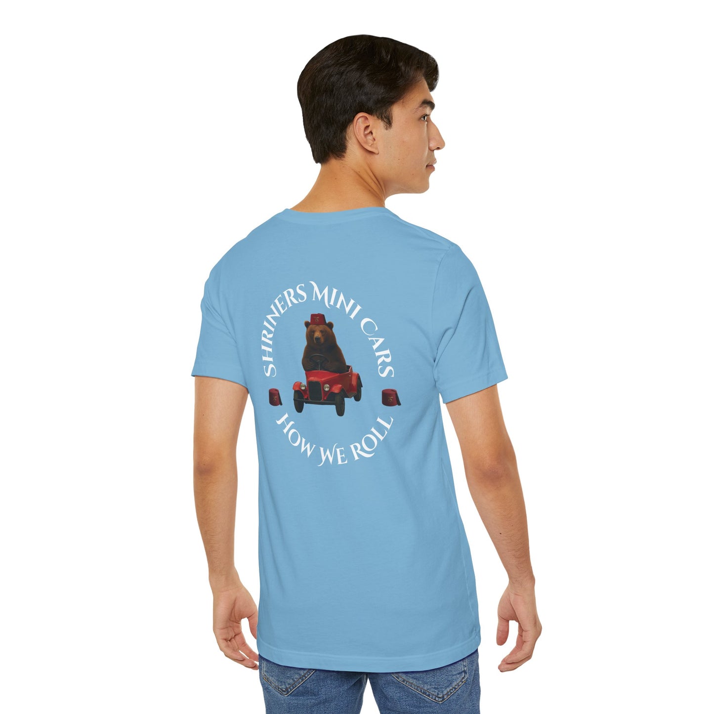 "Shriners Mini Cars - How We Roll" Short Sleeve T-Shirt