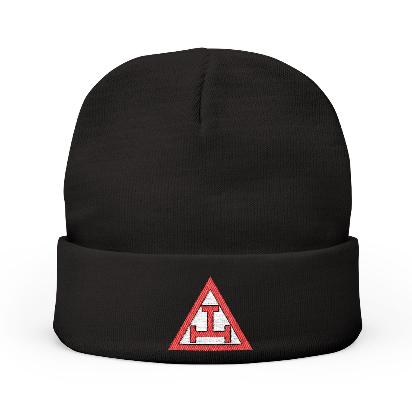 Royal Arch Embroidered Knit Beanie