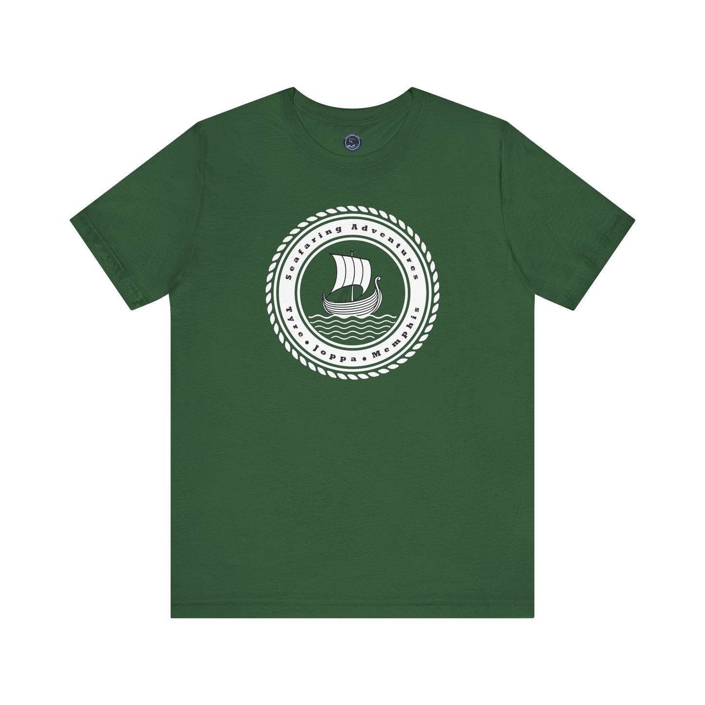 "Seafaring Adventures" Short Sleeve T-Shirt - Front Print