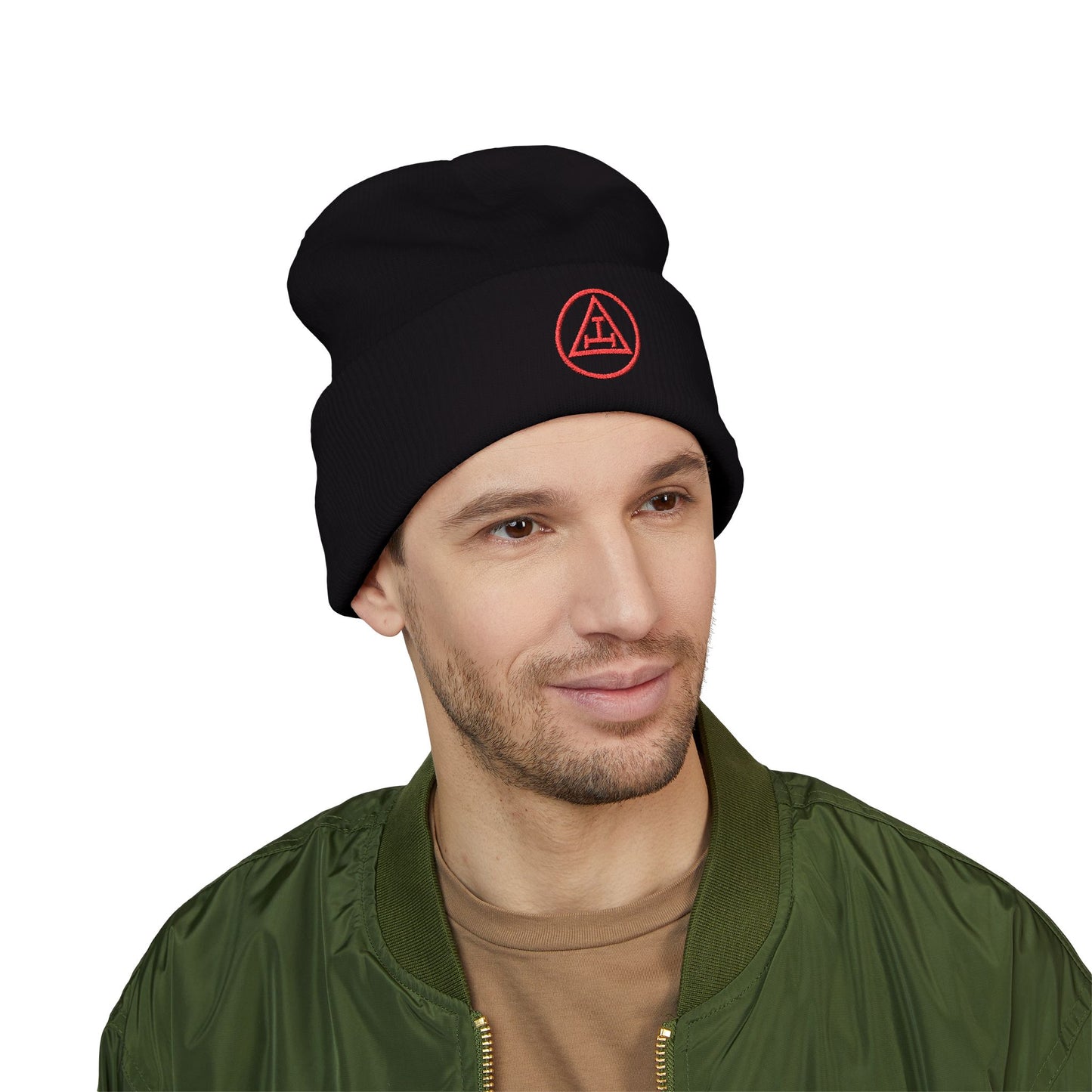 Royal Arch Triple Tau Embroidered Classic Cuffed Beanie