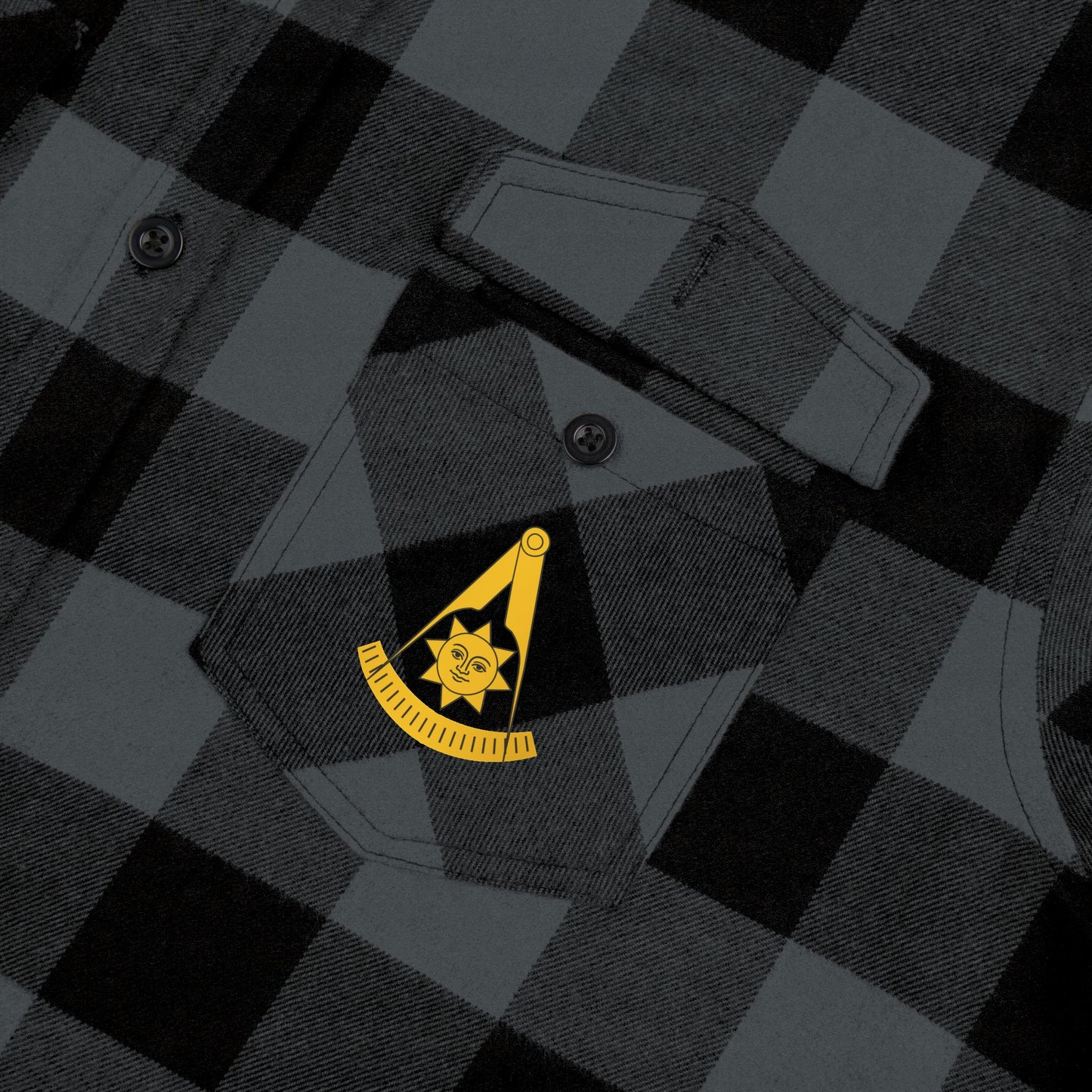 CA Past Master Flannel Shirt - Yellow Emblem