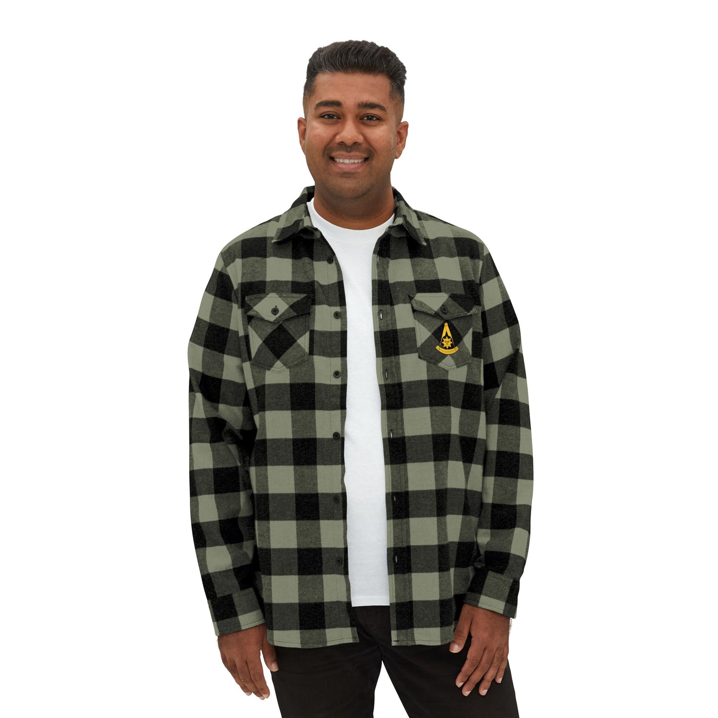 CA Past Master Flannel Shirt - Yellow Emblem