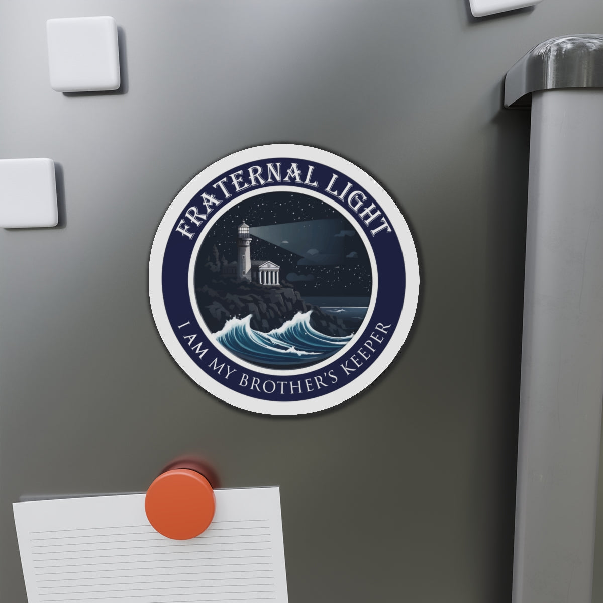 Fraternal Light Die-Cut Magnet