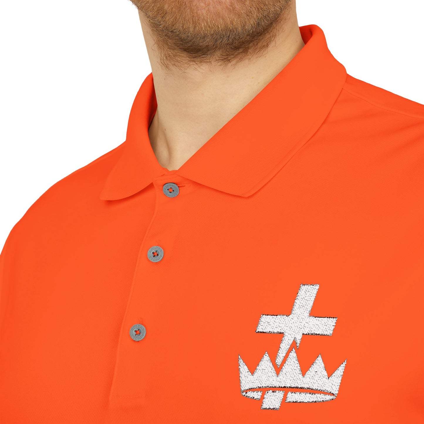 Knights Templar adidas Performance Polo - White Logo