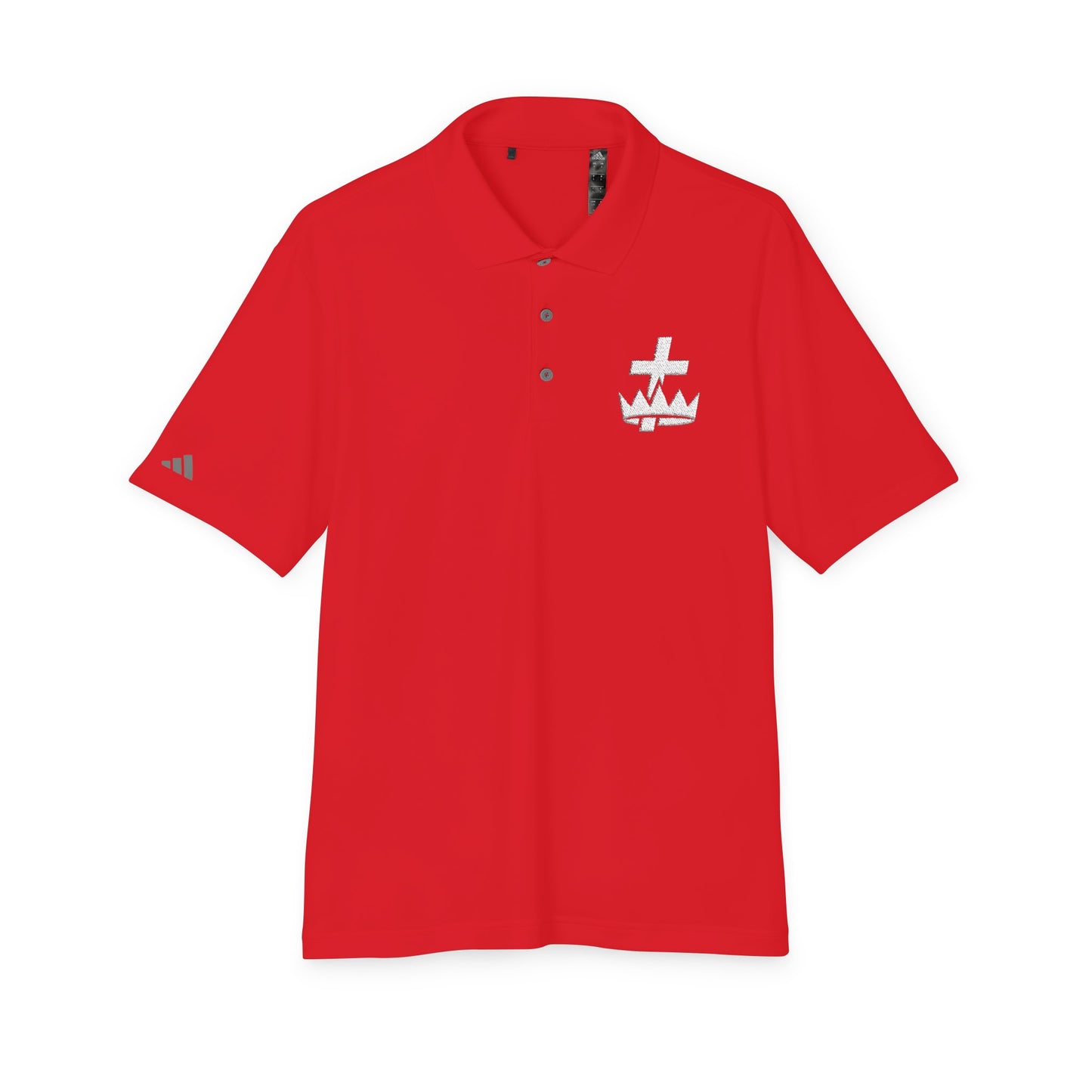 Knights Templar adidas Performance Polo - White Logo
