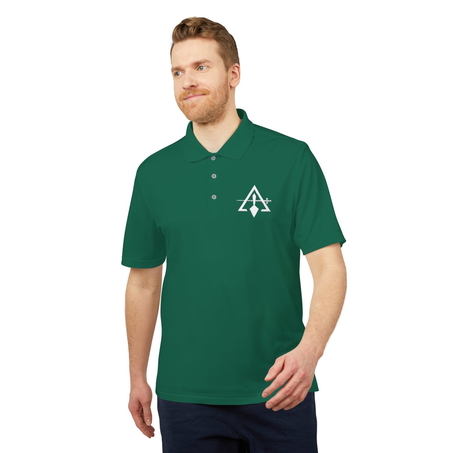 Cryptic Council adidas Performance Polo - White Logo