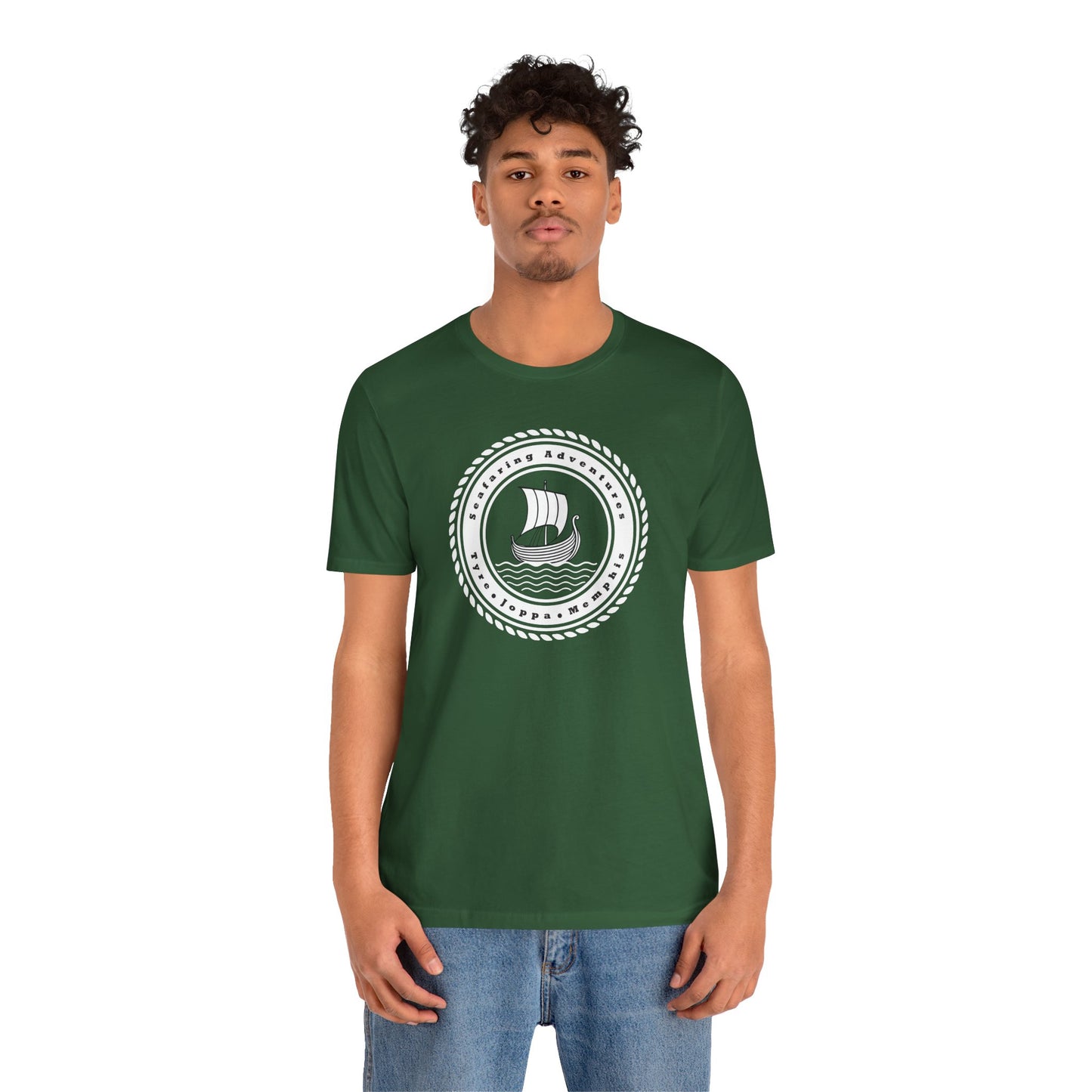 "Seafaring Adventures" Short Sleeve T-Shirt - Front Print