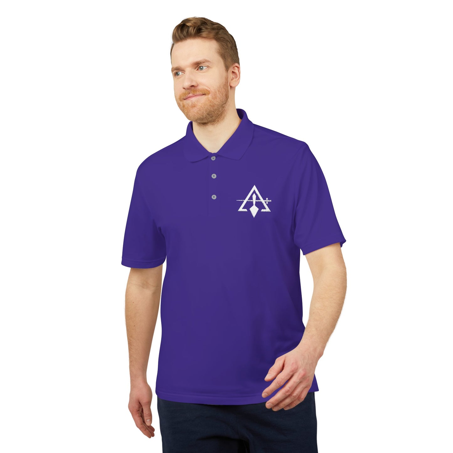 Cryptic Council adidas Performance Polo - White Logo
