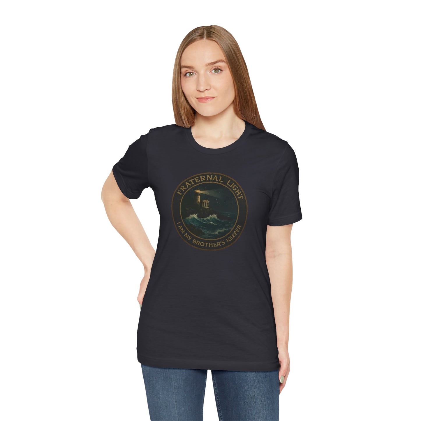 Fraternal Light Vintage Art Short Sleeve T-Shirt