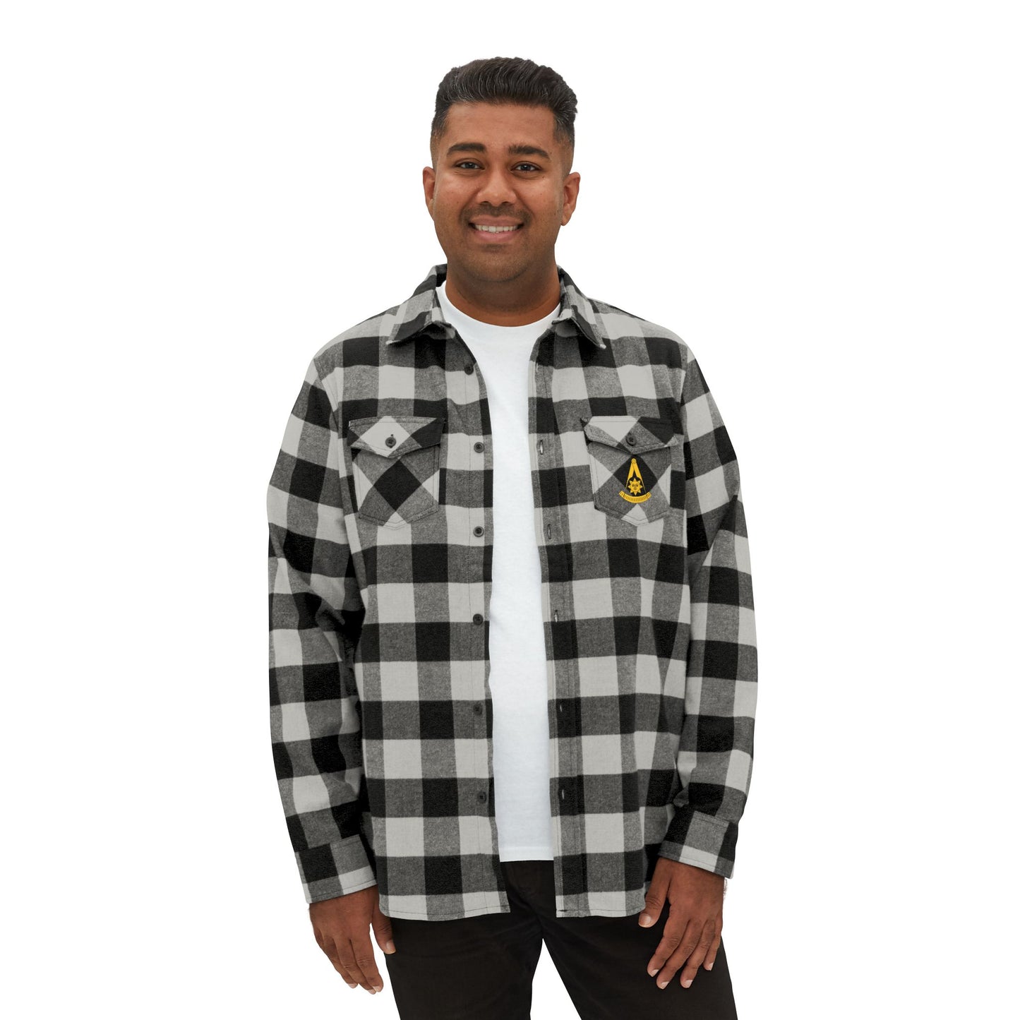 CA Past Master Flannel Shirt - Yellow Emblem