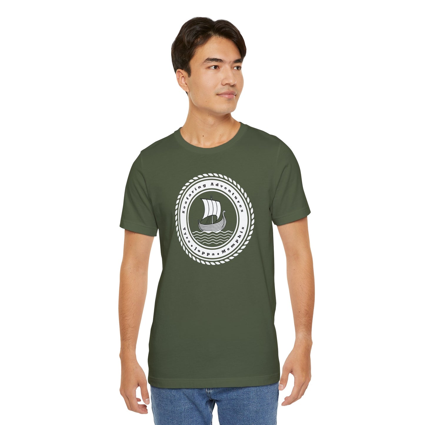 "Seafaring Adventures" Short Sleeve T-Shirt - Front Print