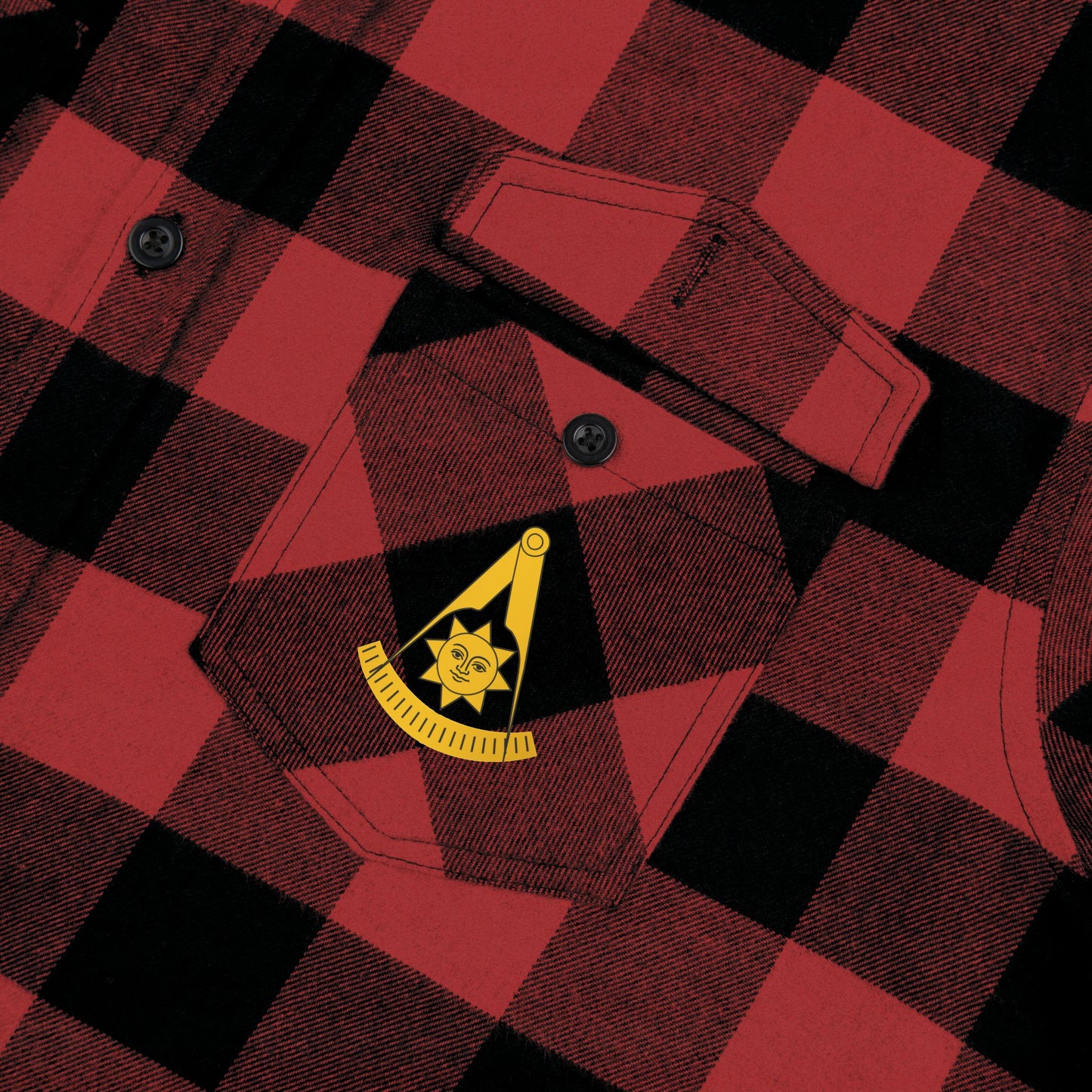 CA Past Master Flannel Shirt - Yellow Emblem
