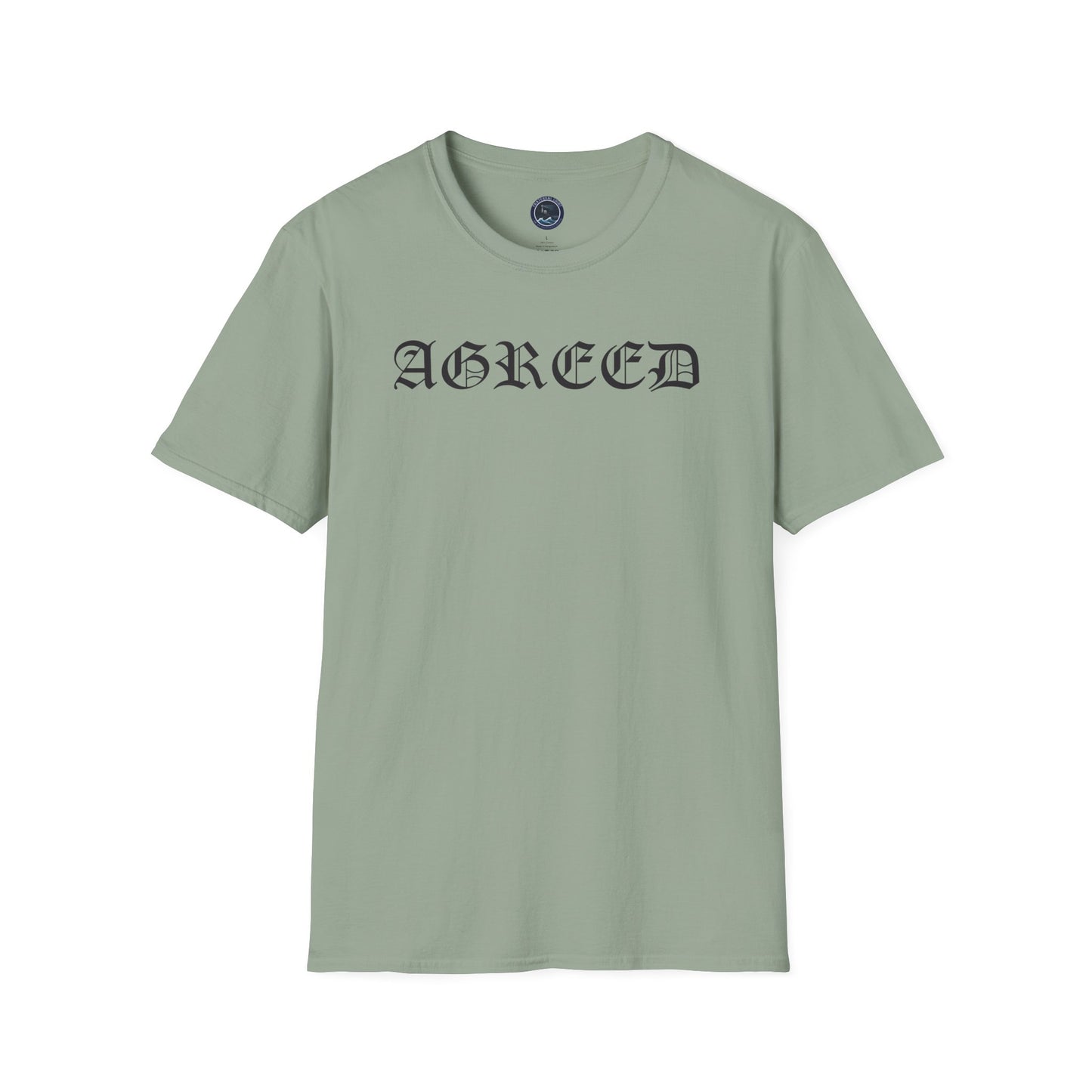 "AGREED" Softstyle T-Shirt (Multiple Fonts)