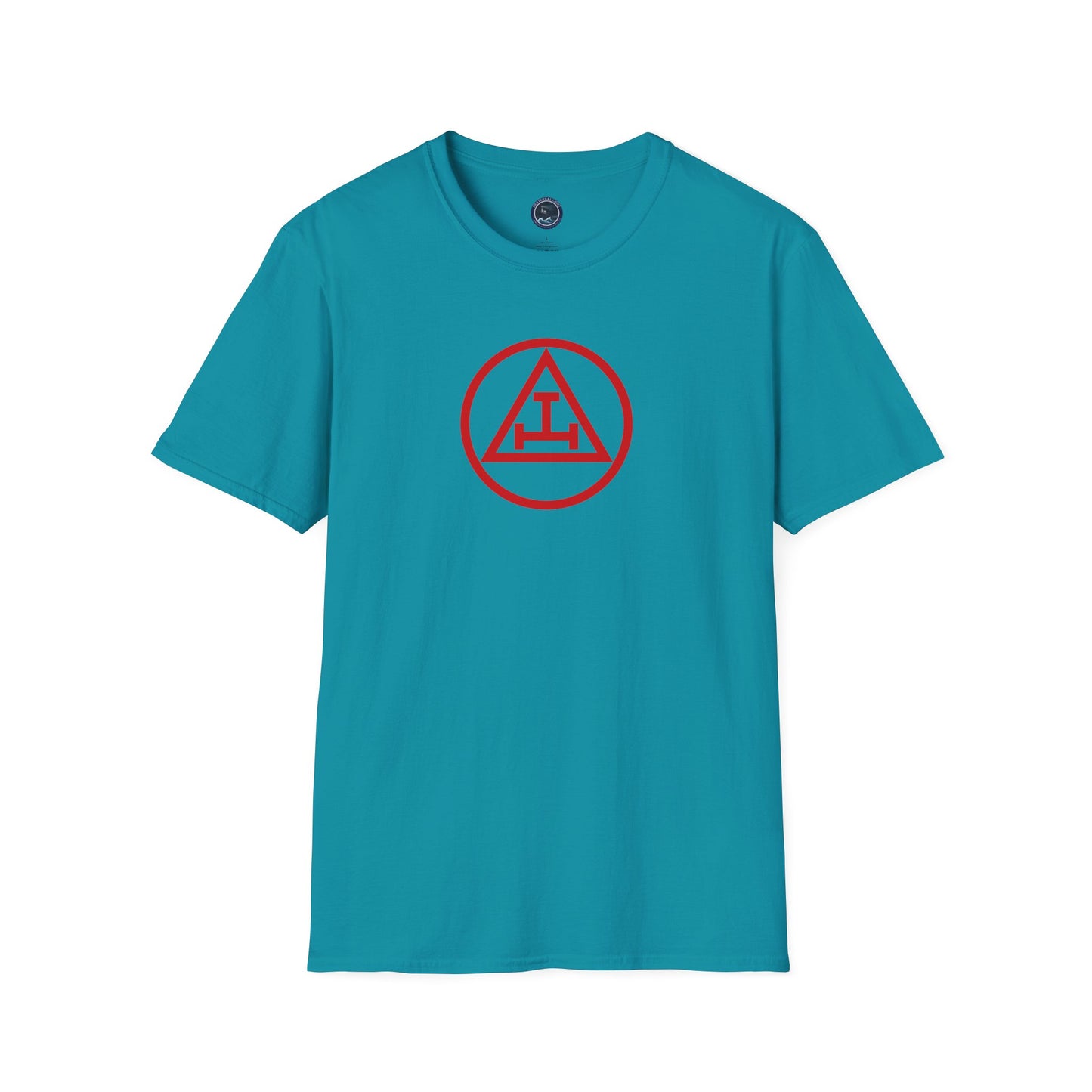 Royal Arch - Red Triple Tau in Circle Short Sleeve T-shirt