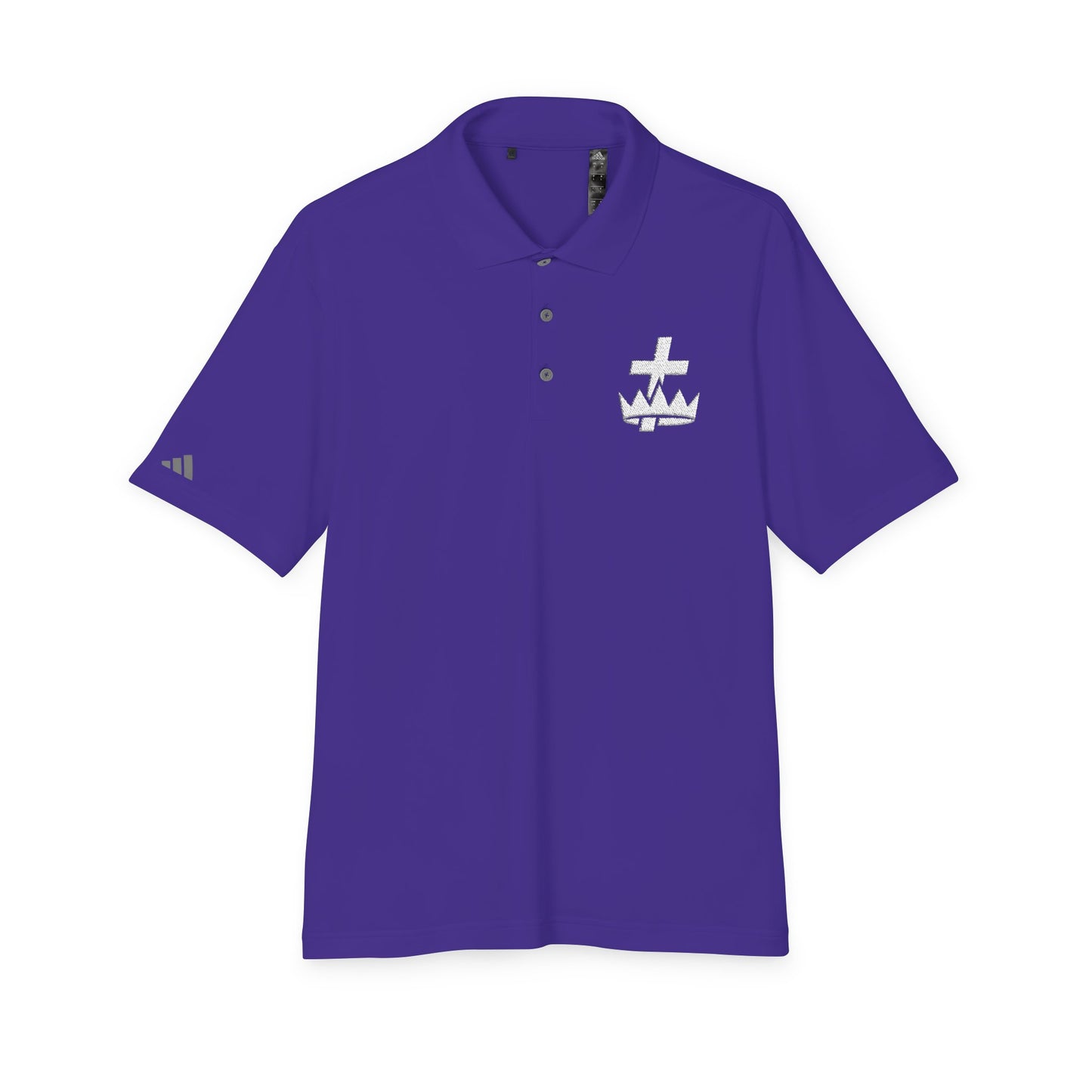 Knights Templar adidas Performance Polo - White Logo
