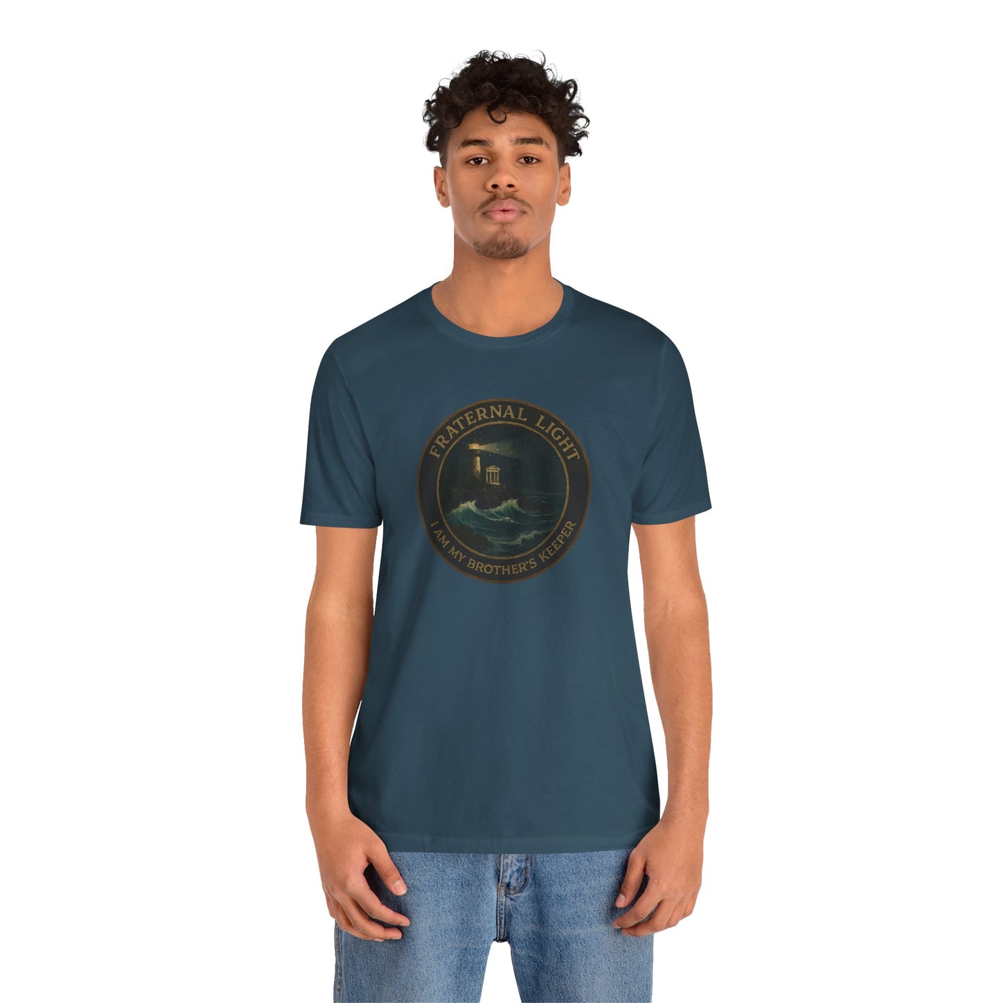 Fraternal Light Vintage Art Short Sleeve T-Shirt