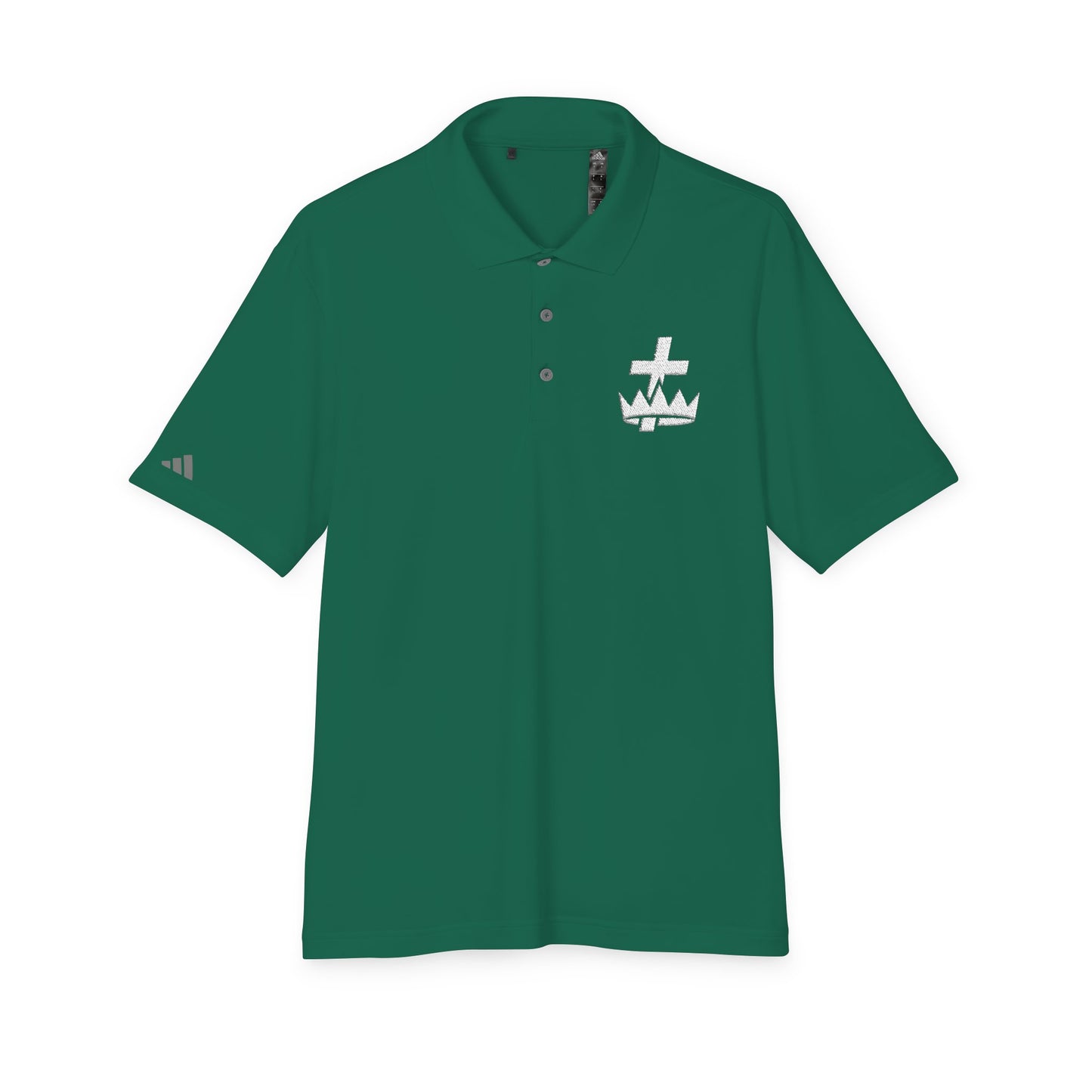 Knights Templar adidas Performance Polo - White Logo