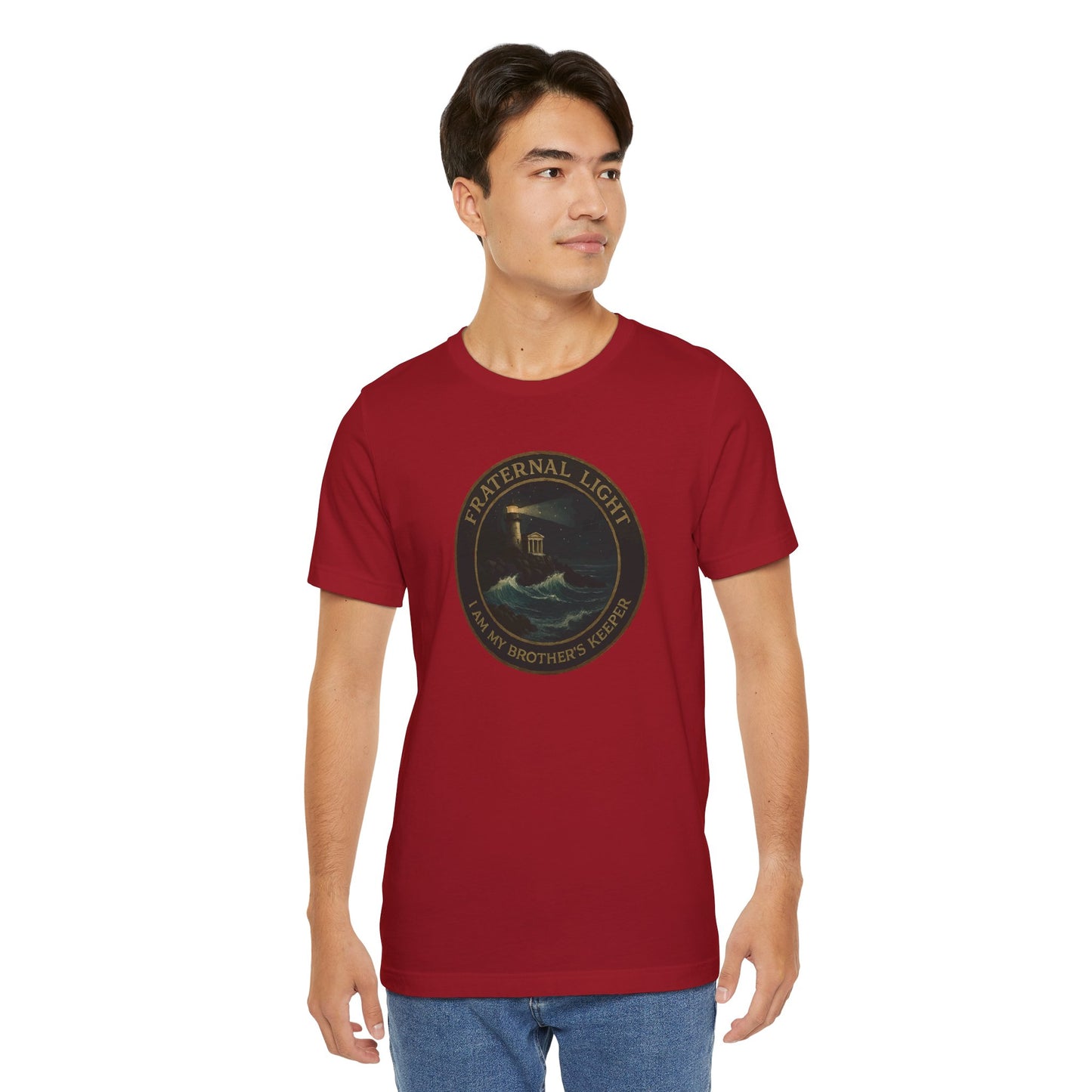 Fraternal Light Vintage Art Short Sleeve T-Shirt