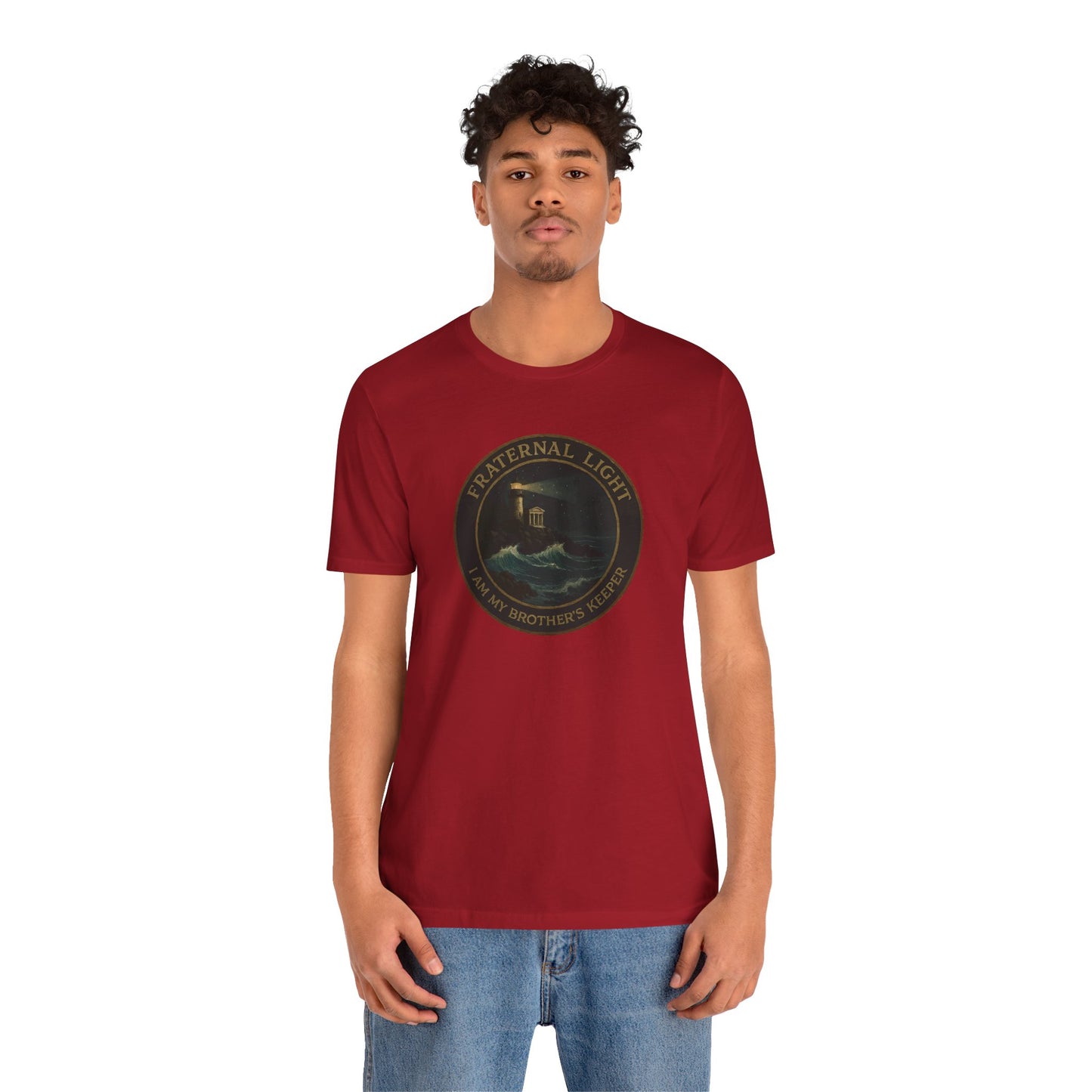 Fraternal Light Vintage Art Short Sleeve T-Shirt
