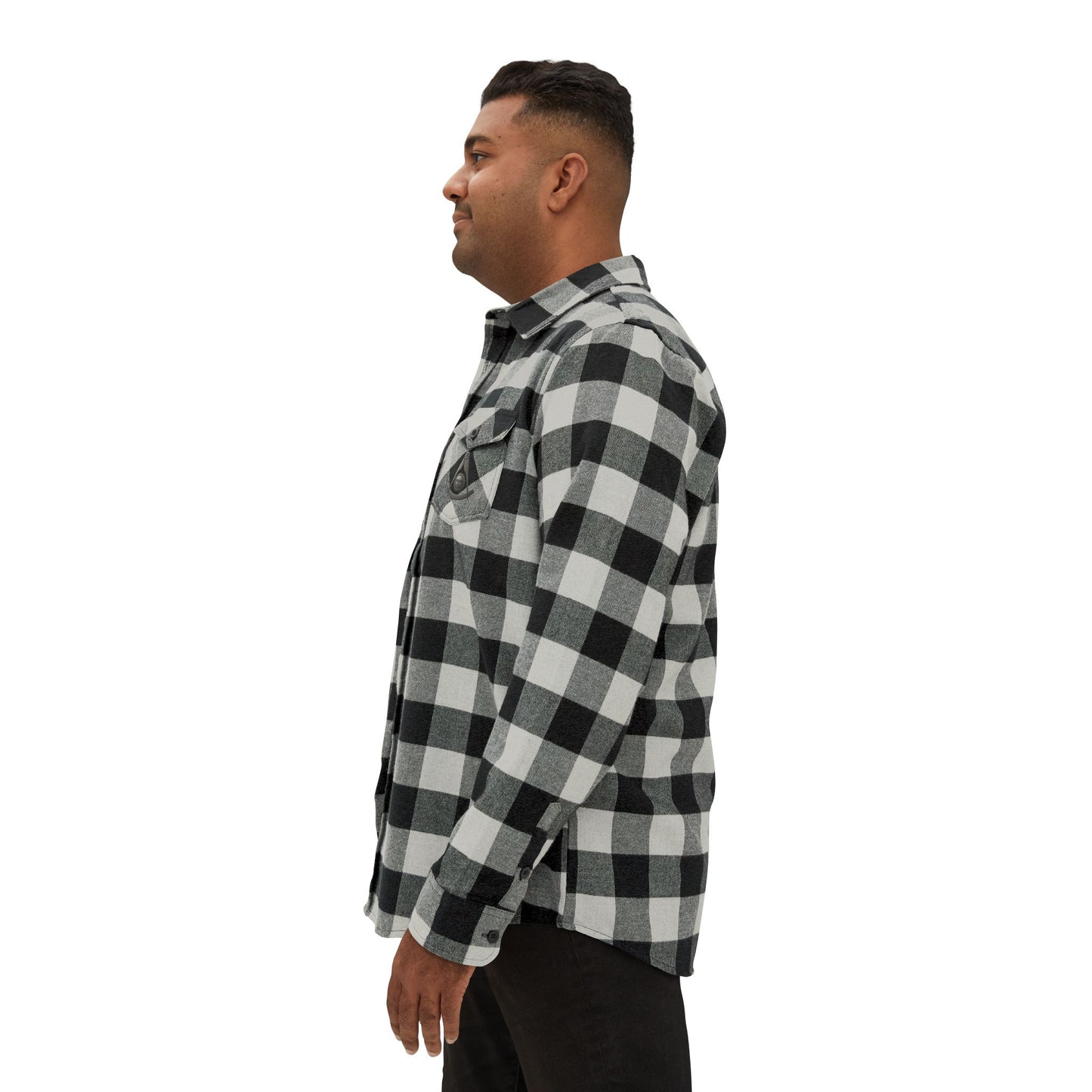 CA Past Master Flannel Shirt - 3D Metallic-Style Emblem