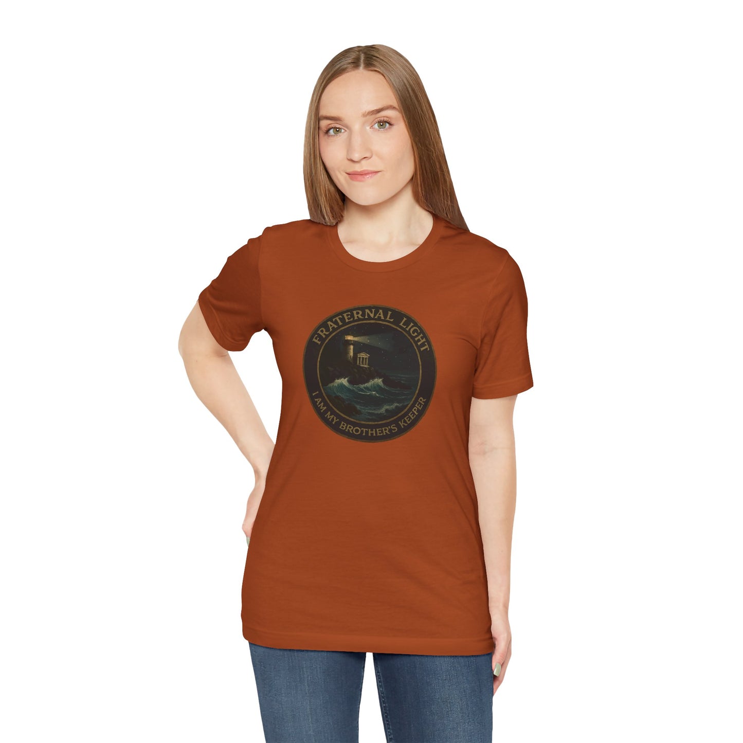 Fraternal Light Vintage Art Short Sleeve T-Shirt