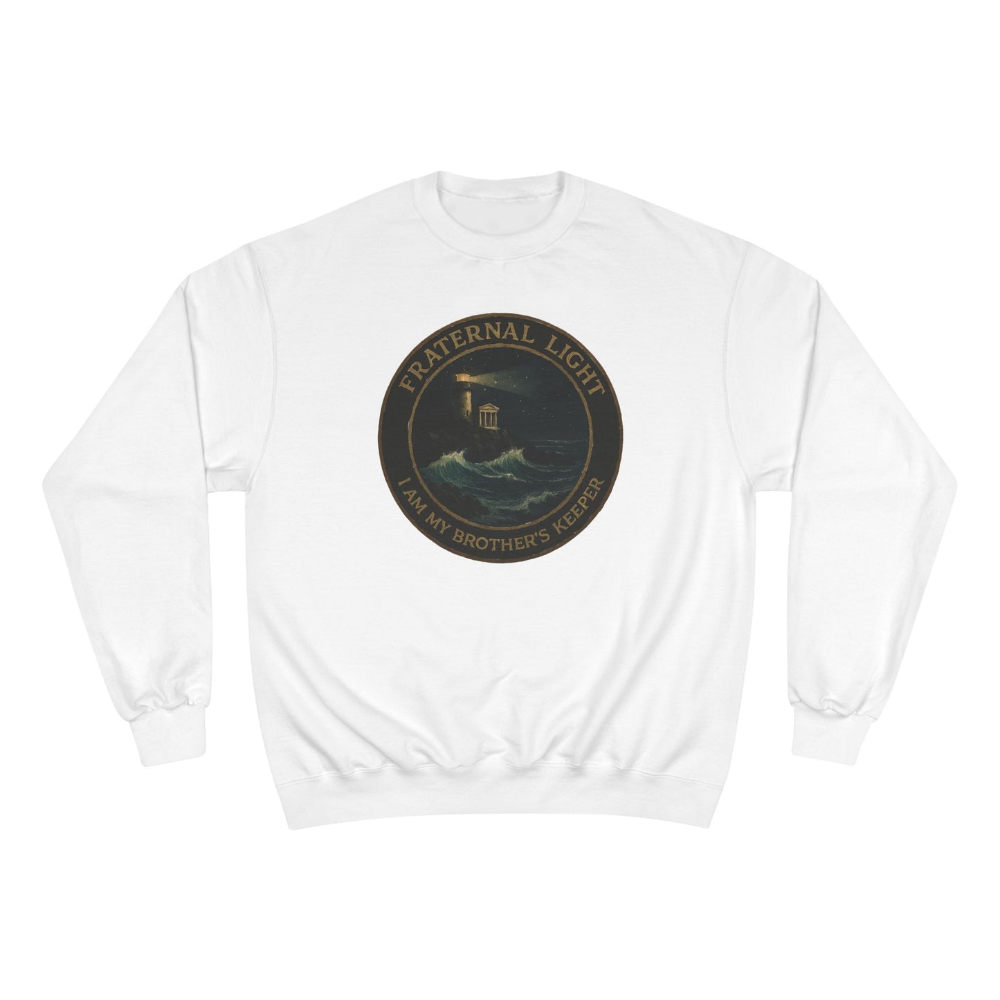 Fraternal Light Vintage Art Champion Sweatshirt