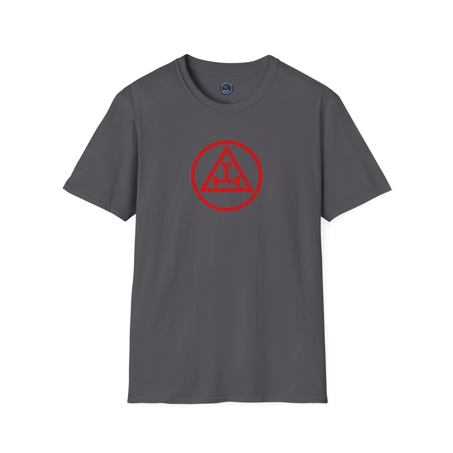 Royal Arch - Red Triple Tau in Circle Short Sleeve T-shirt
