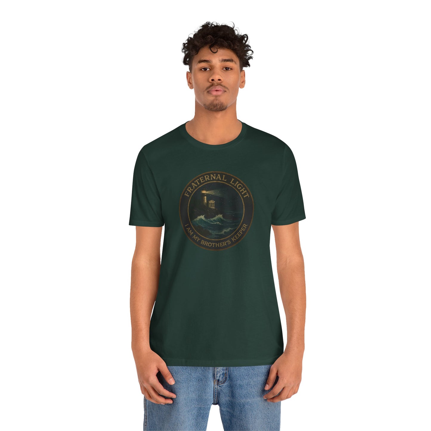 Fraternal Light Vintage Art Short Sleeve T-Shirt
