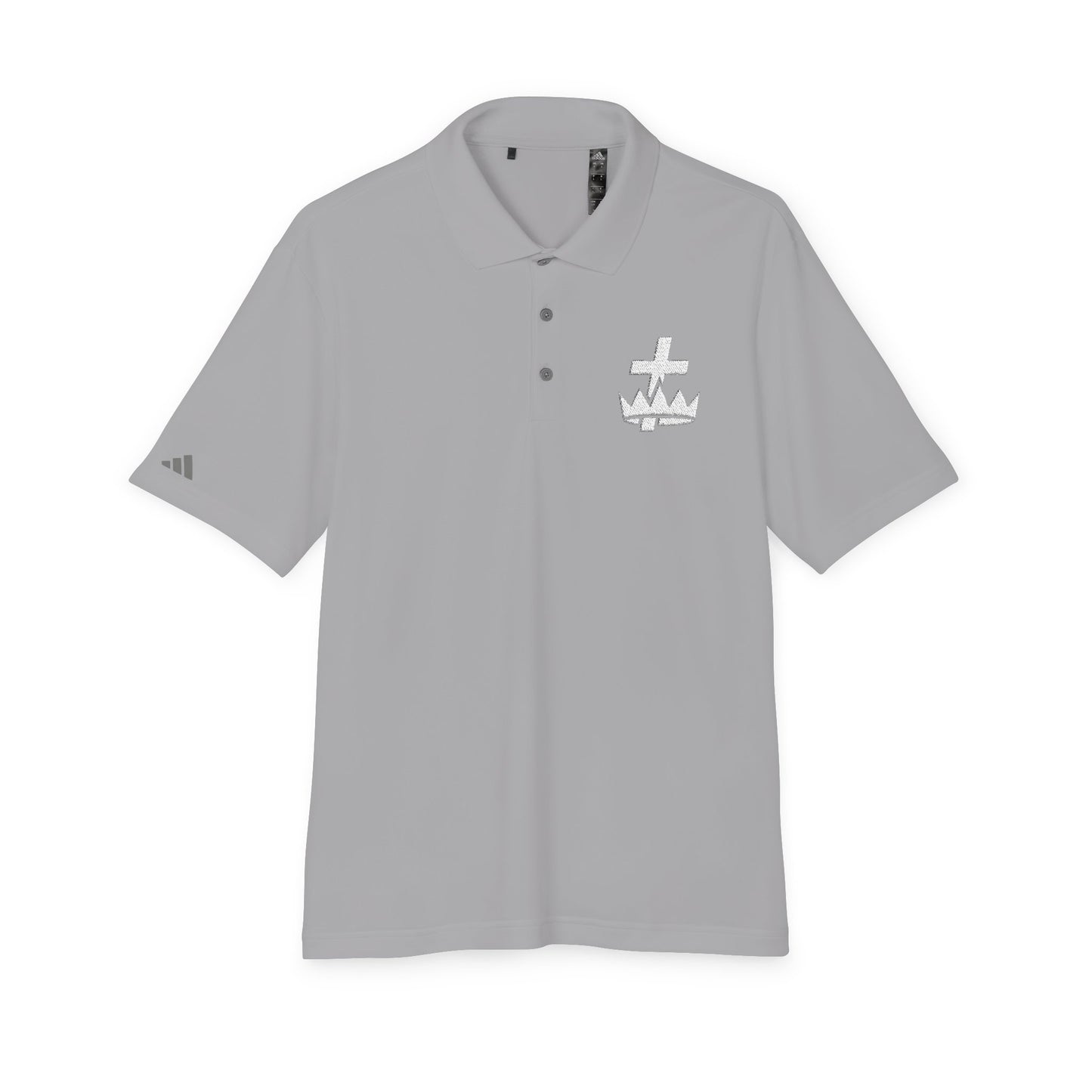 Knights Templar adidas Performance Polo - White Logo