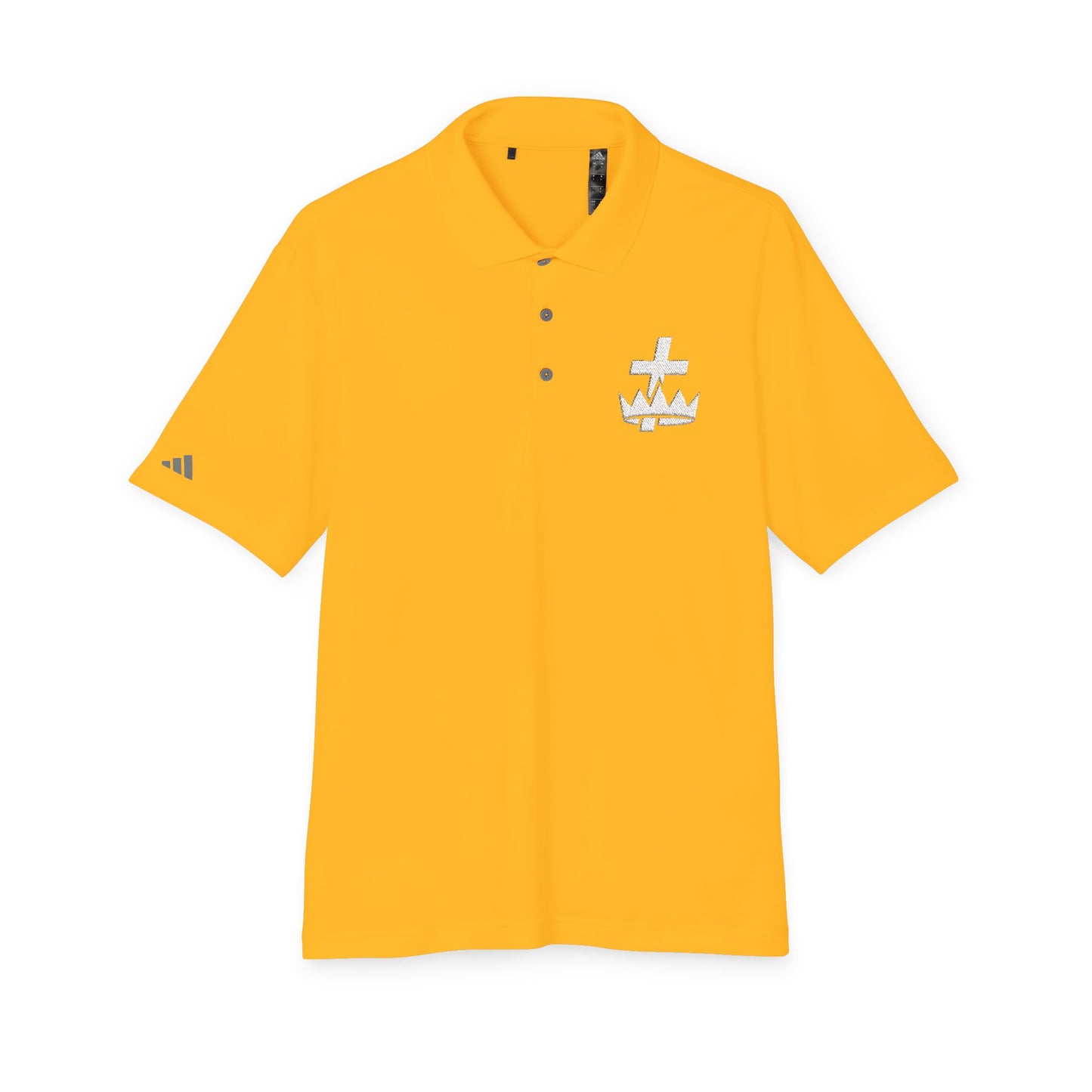 Knights Templar adidas Performance Polo - White Logo