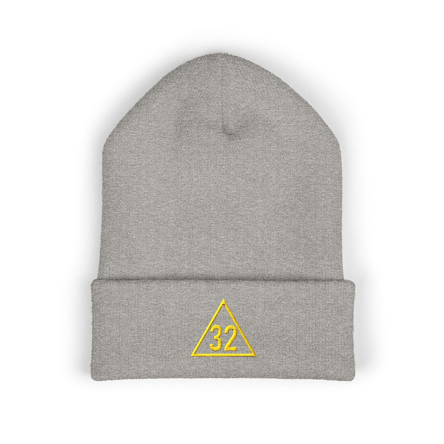 Scottish Rite 32 Within Triangle Embroidered Classic Cuffed Beanie