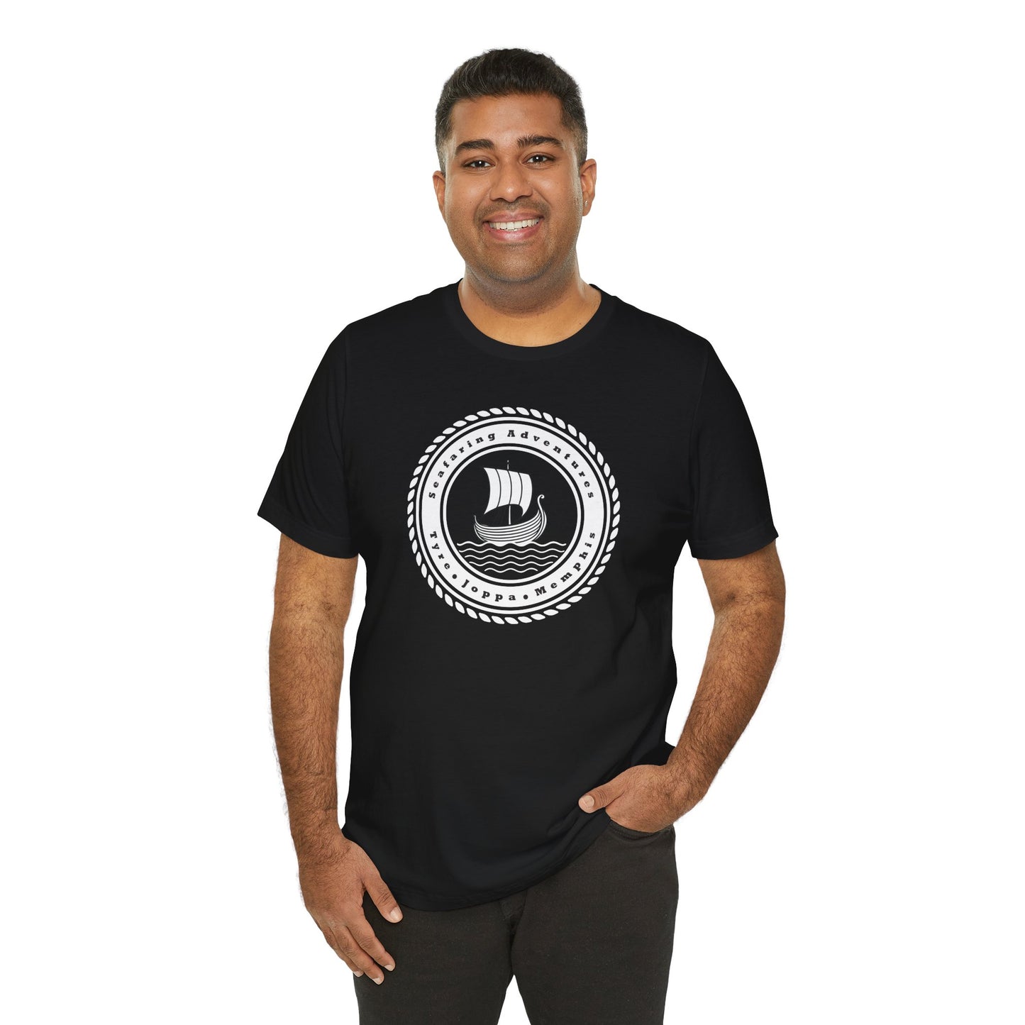 "Seafaring Adventures" Short Sleeve T-Shirt - Front Print