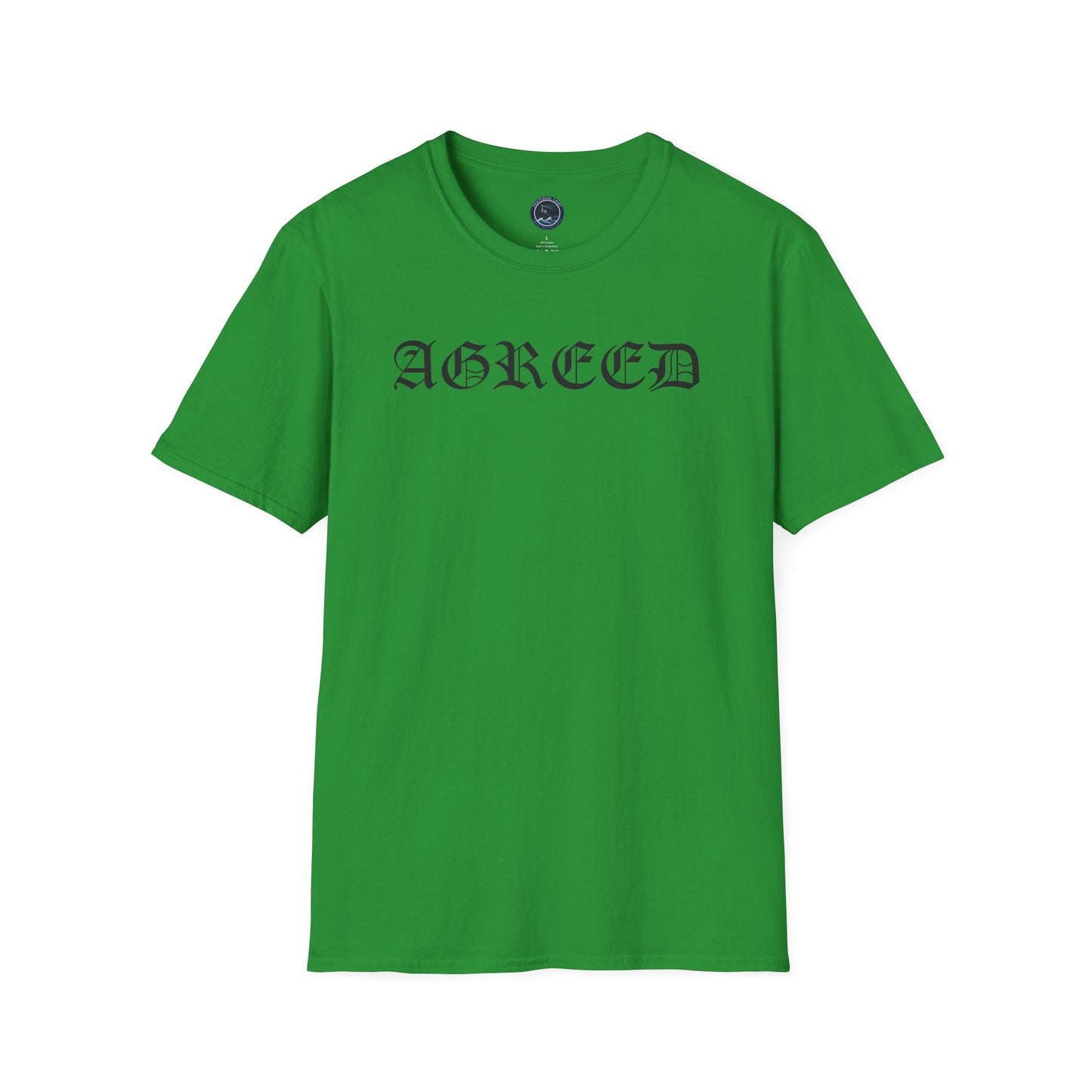 "AGREED" Softstyle T-Shirt (Multiple Fonts)