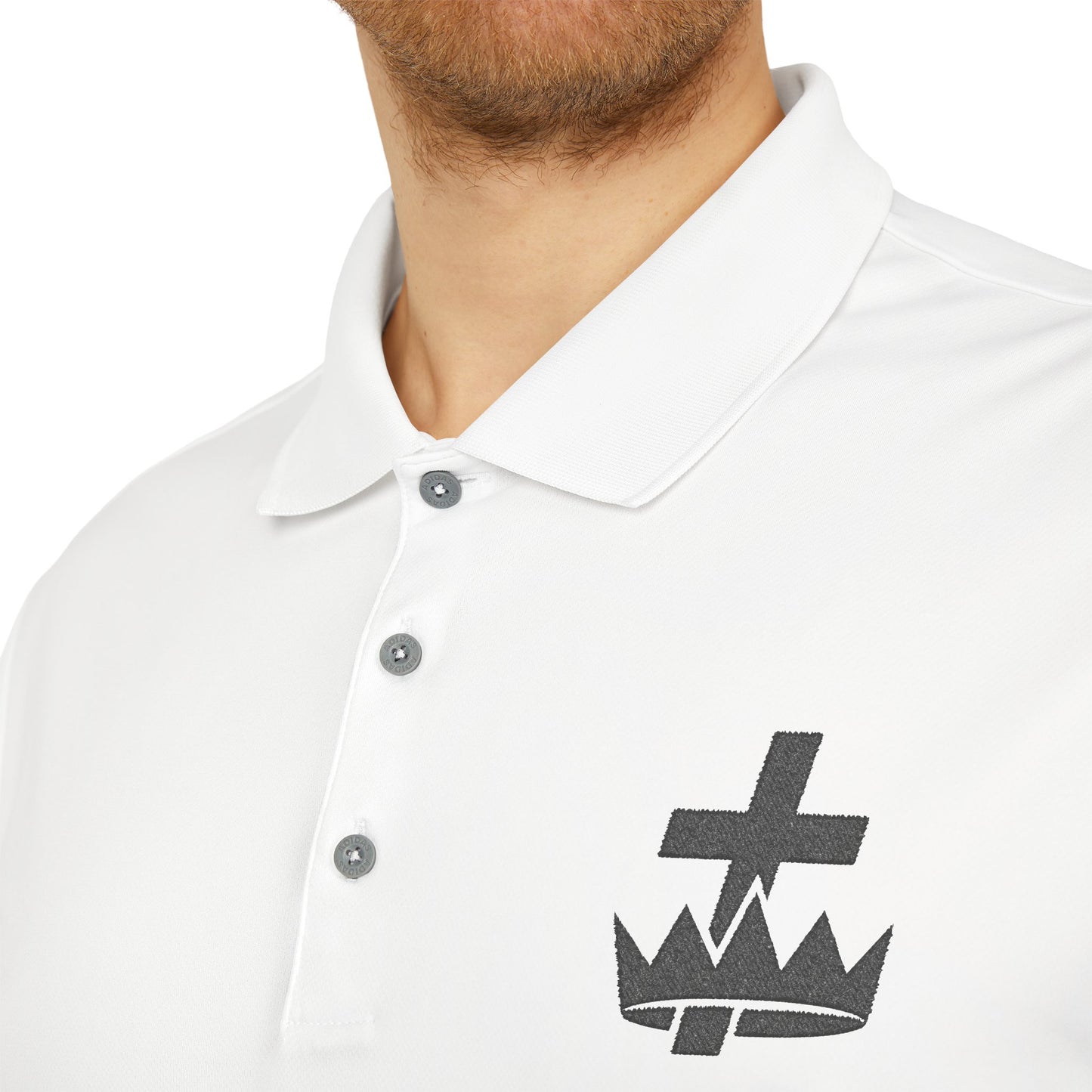 Knights Templar adidas Performance Polo - Black Logo