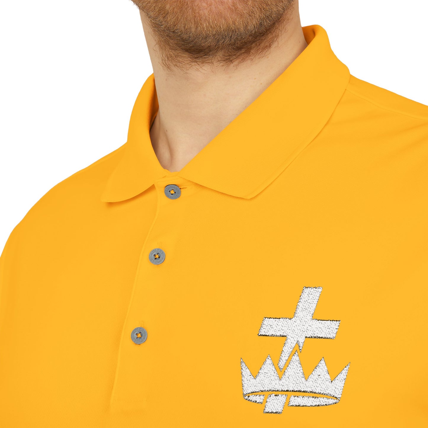 Knights Templar adidas Performance Polo - White Logo