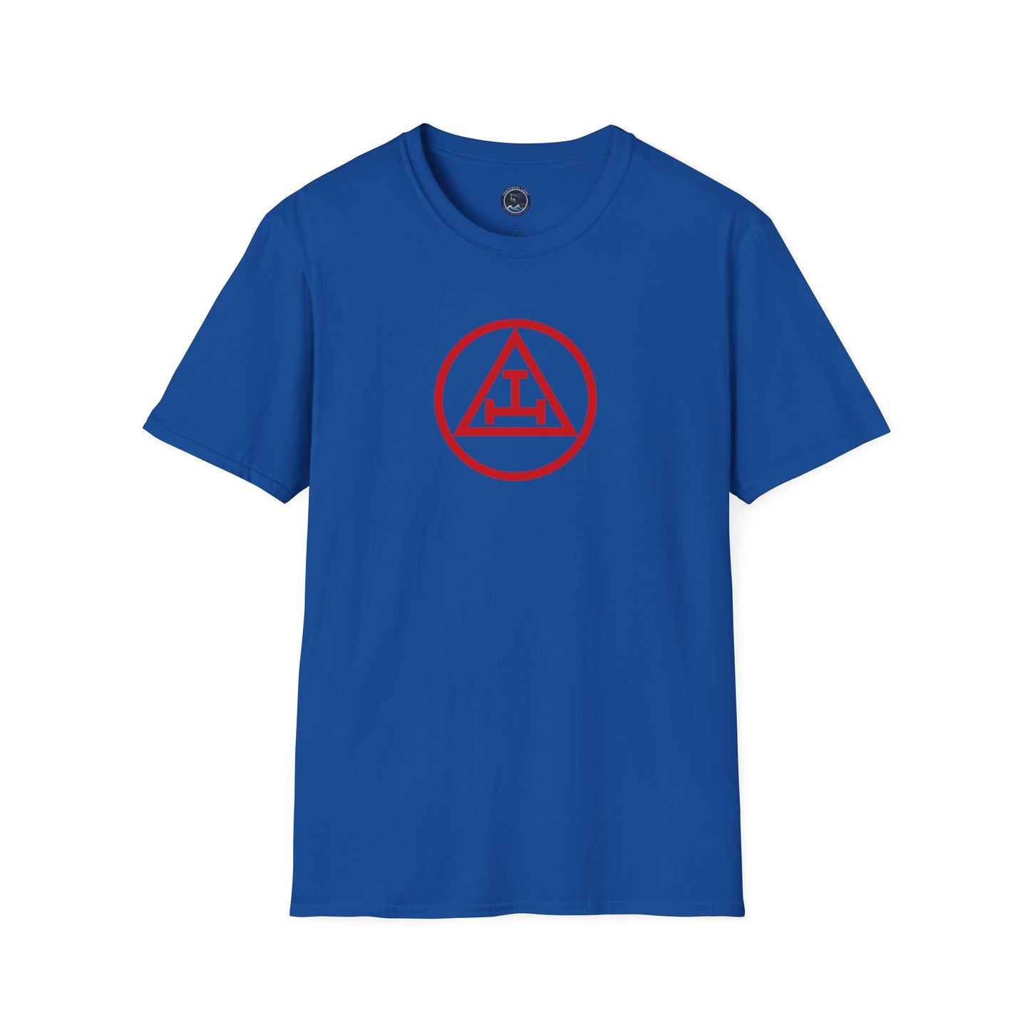 Royal Arch - Red Triple Tau in Circle Short Sleeve T-shirt