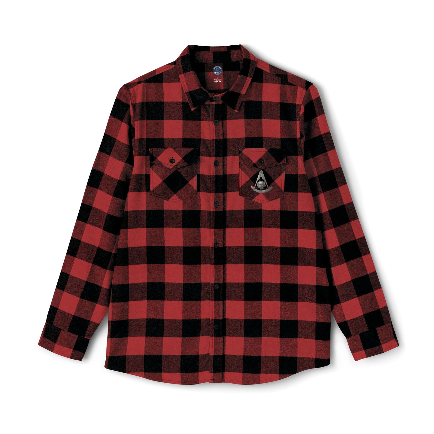 CA Past Master Flannel Shirt - 3D Metallic-Style Emblem