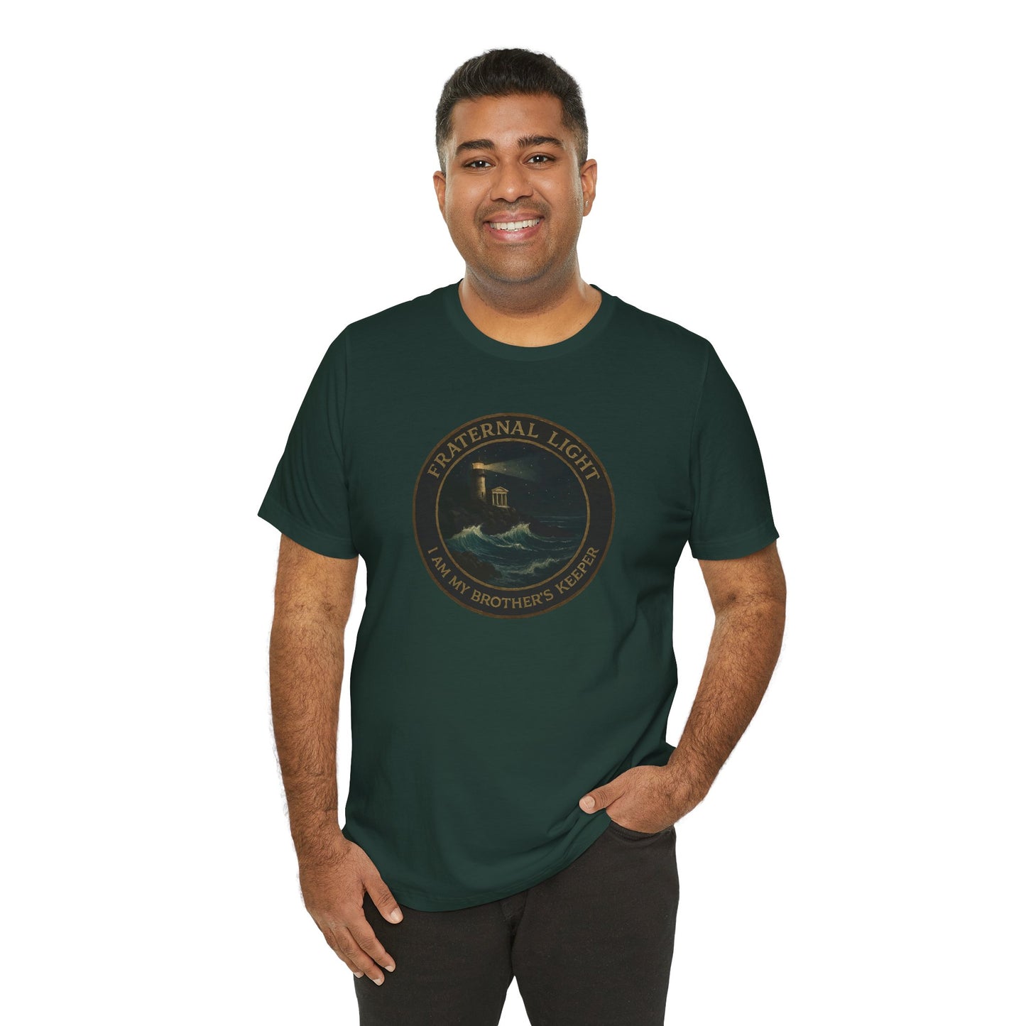 Fraternal Light Vintage Art Short Sleeve T-Shirt