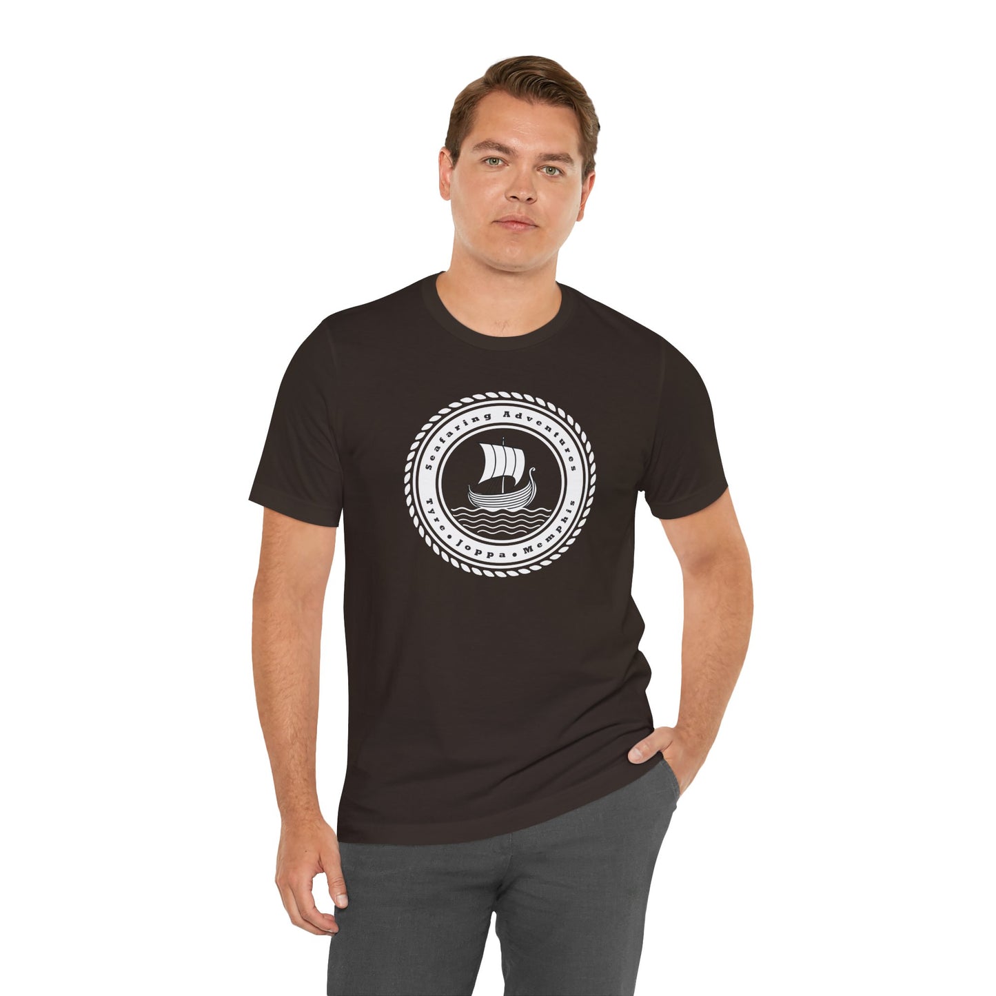 "Seafaring Adventures" Short Sleeve T-Shirt - Front Print