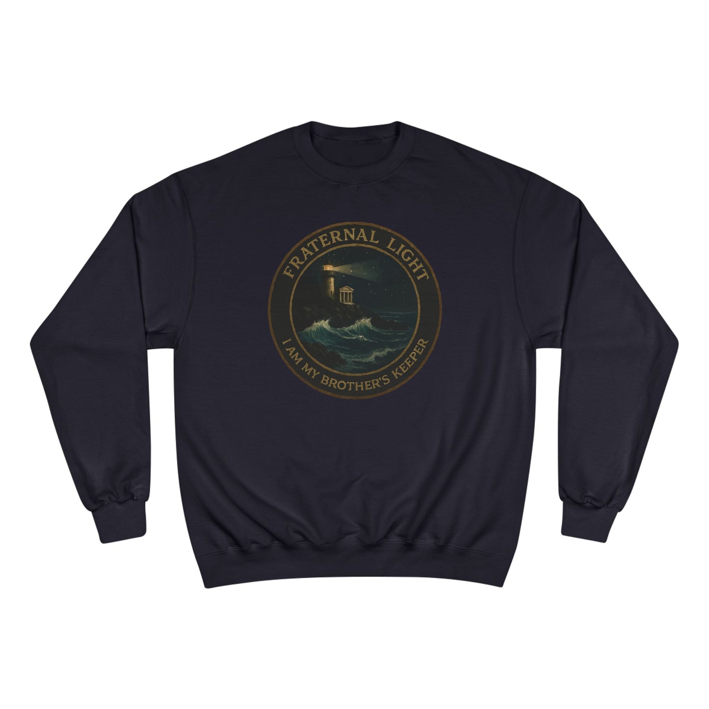 Fraternal Light Vintage Art Champion Sweatshirt